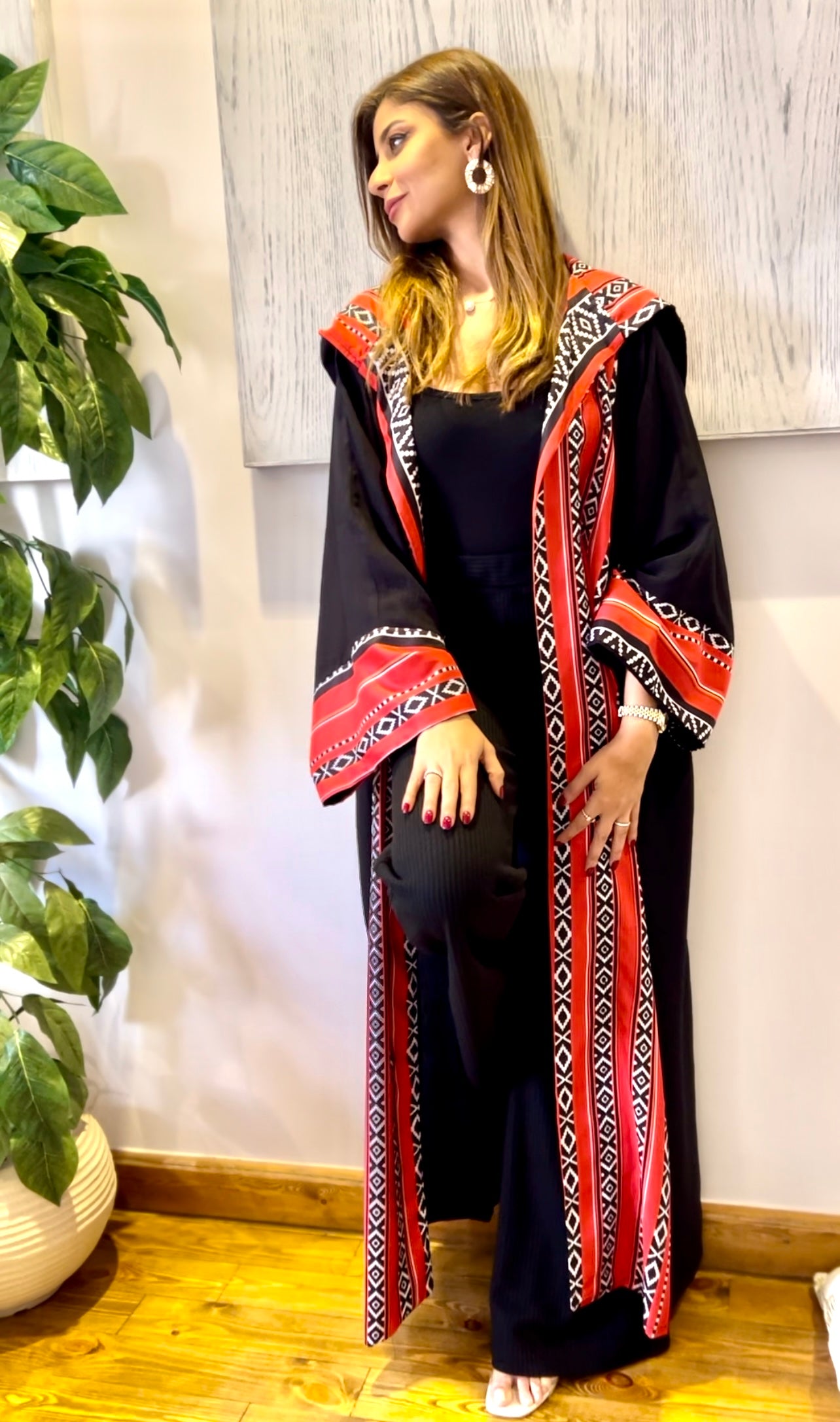 Helal Black Kaftan