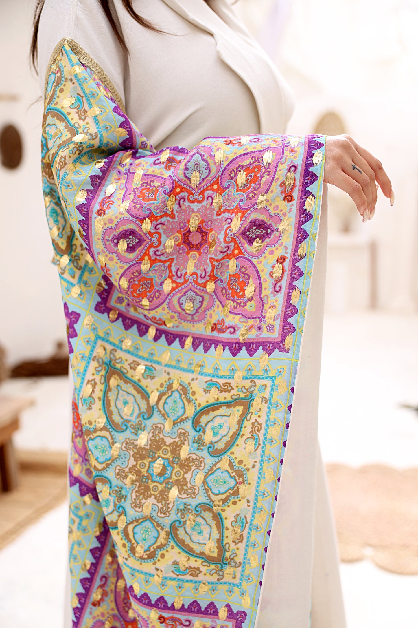 Zayna Collar Kaftan