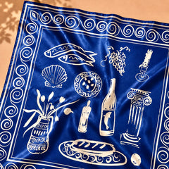 Mediterranean Silky Scarf