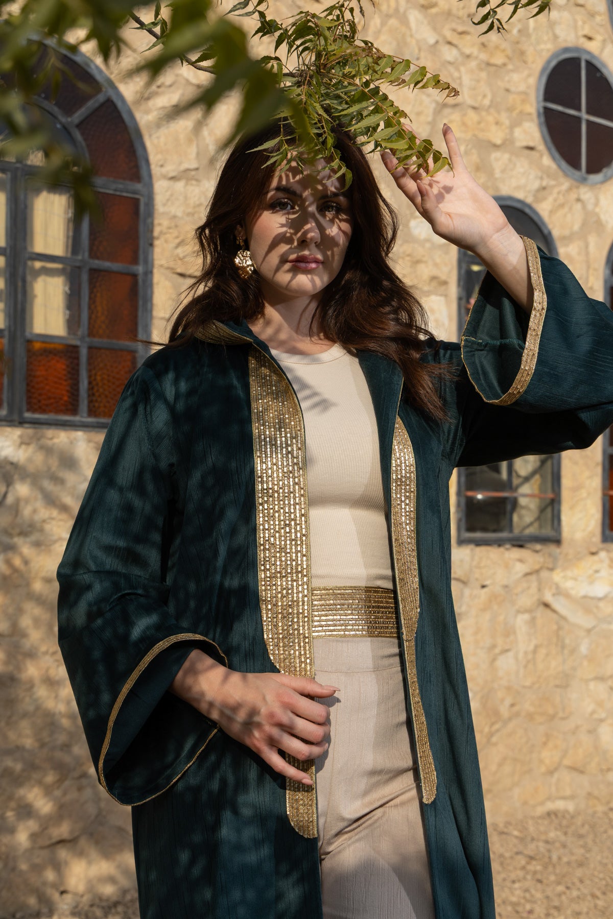 Safiya Kaftan - Dark Teel