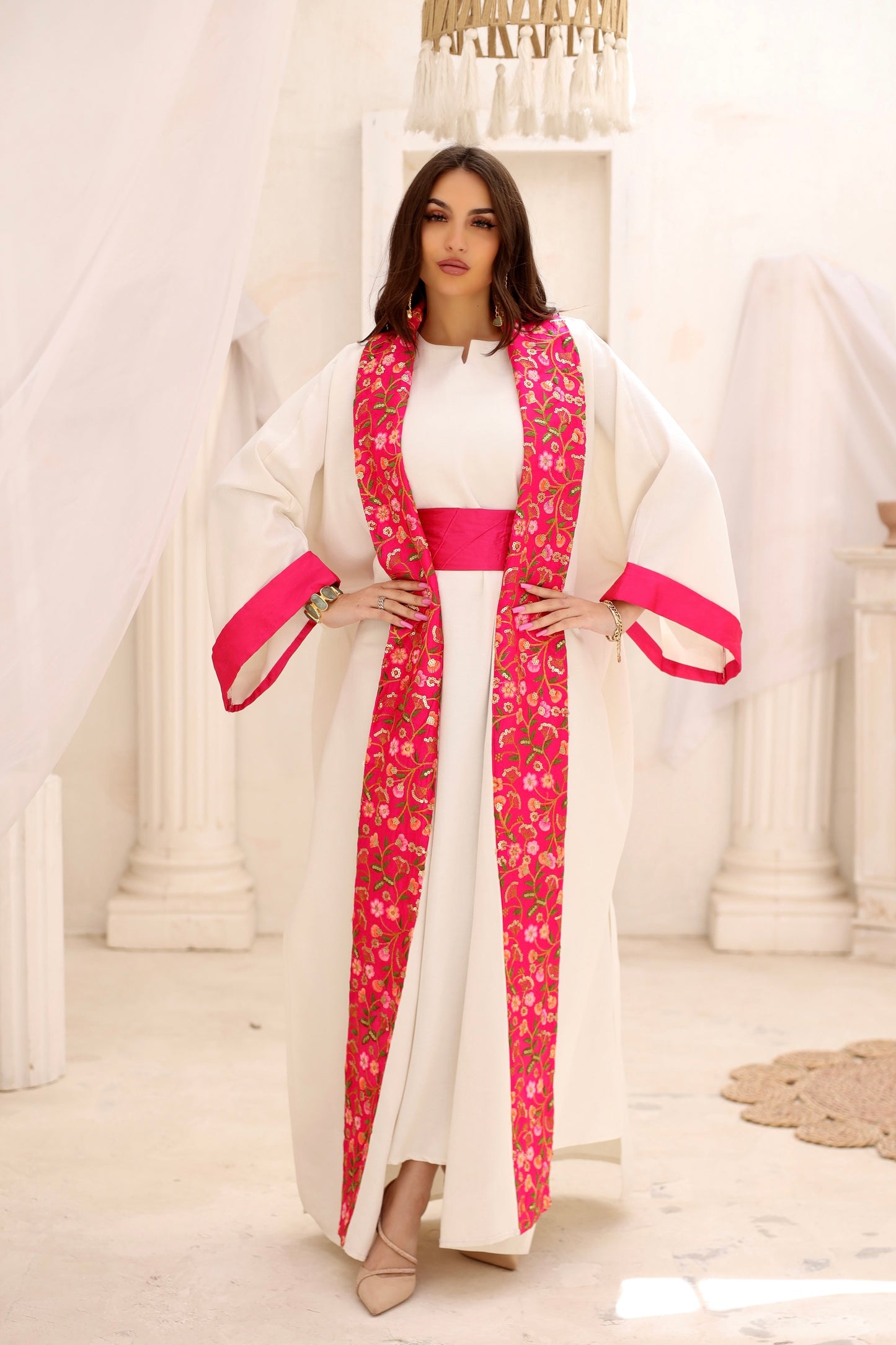 Layali Pink Kaftan