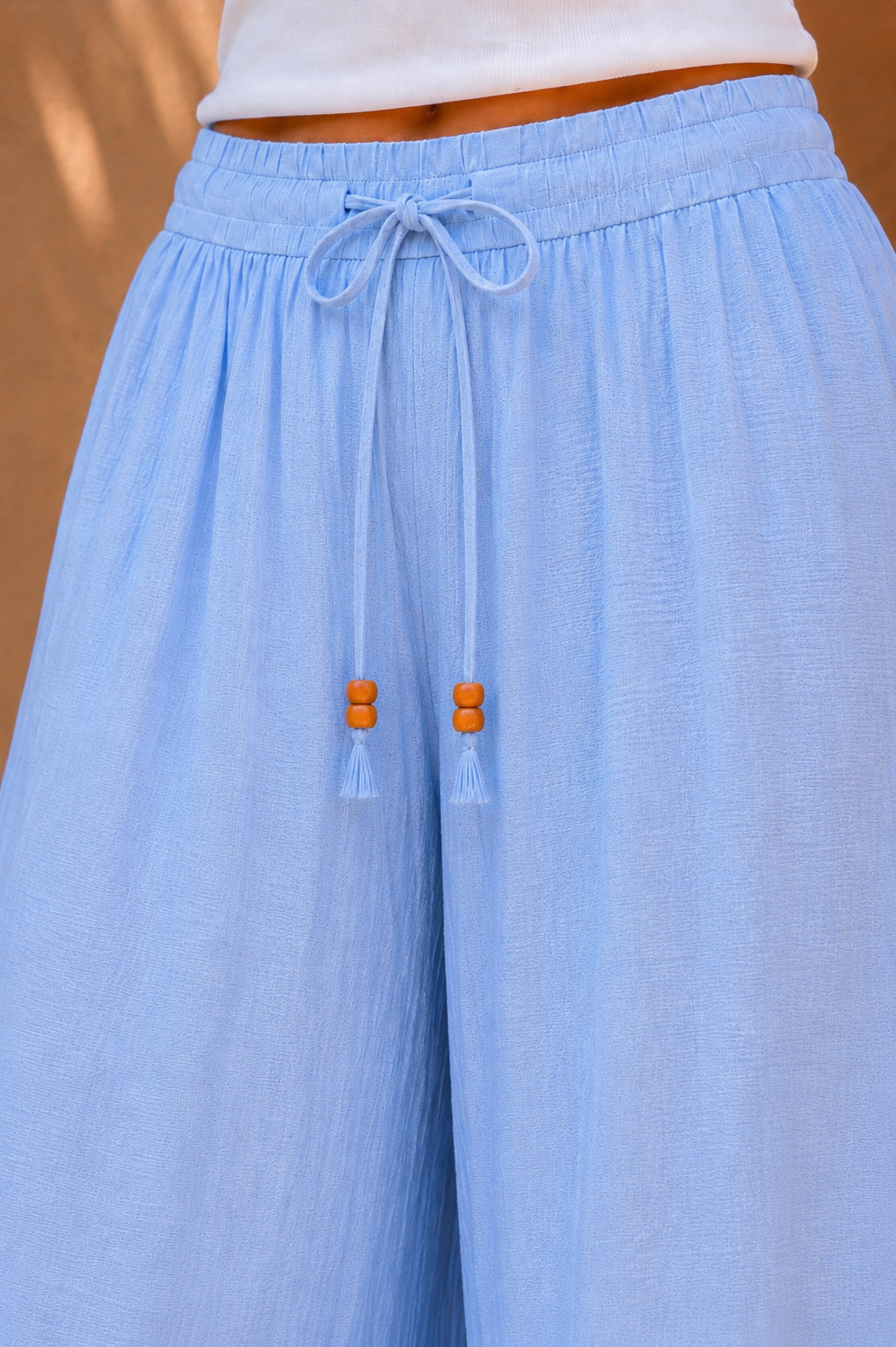The Amalfi Pants - Light Blue