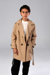 Secret Agent Trench - Khaki - Boy