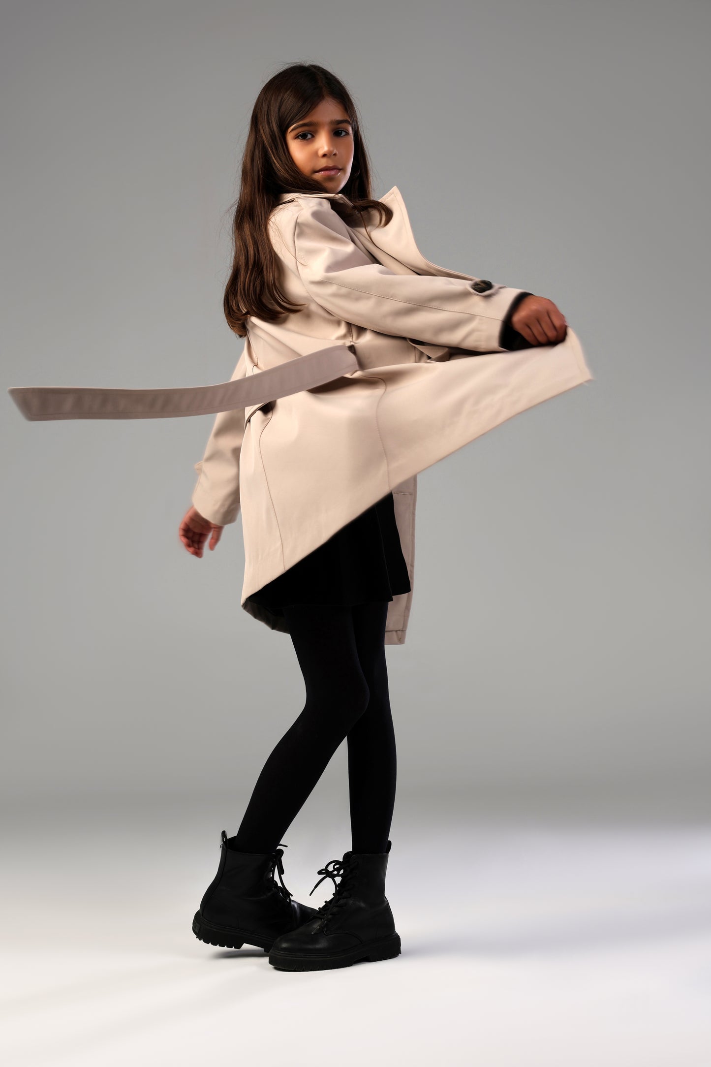 Secret Agent Trench - Beige - Girl