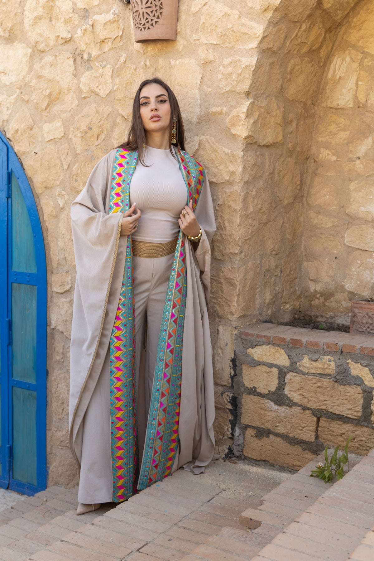 Layali Kaftan - Beige