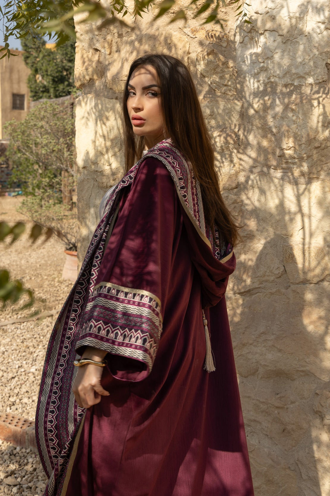 Helal Burgundy Kaftan (Adults)