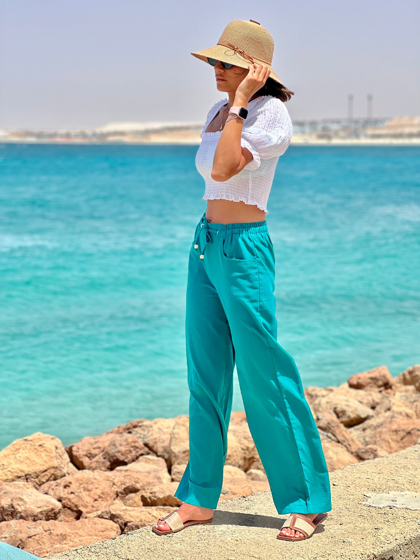 Aqua Bloom Pants