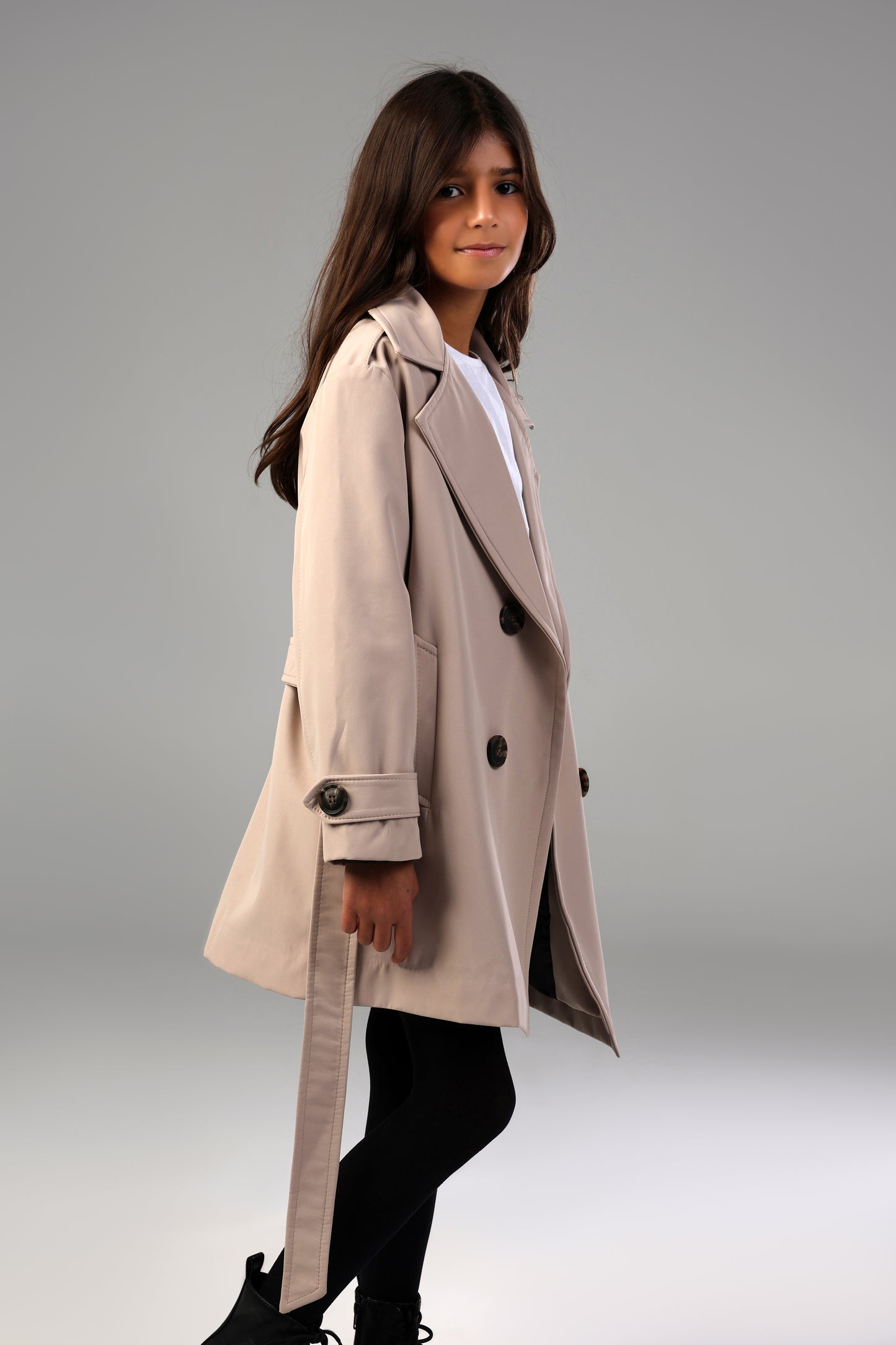 Secret Agent Trench - Beige - Girl