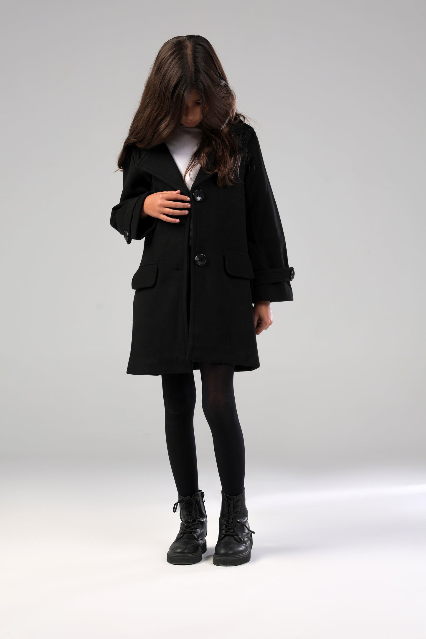 The Little Editor Coat - Black (Girl)