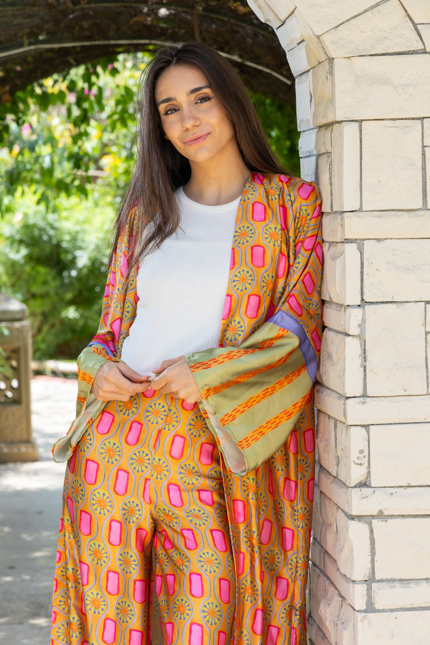 Sunfire Mosaic Satin Set