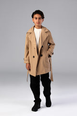 Secret Agent Trench - Khaki - Boy