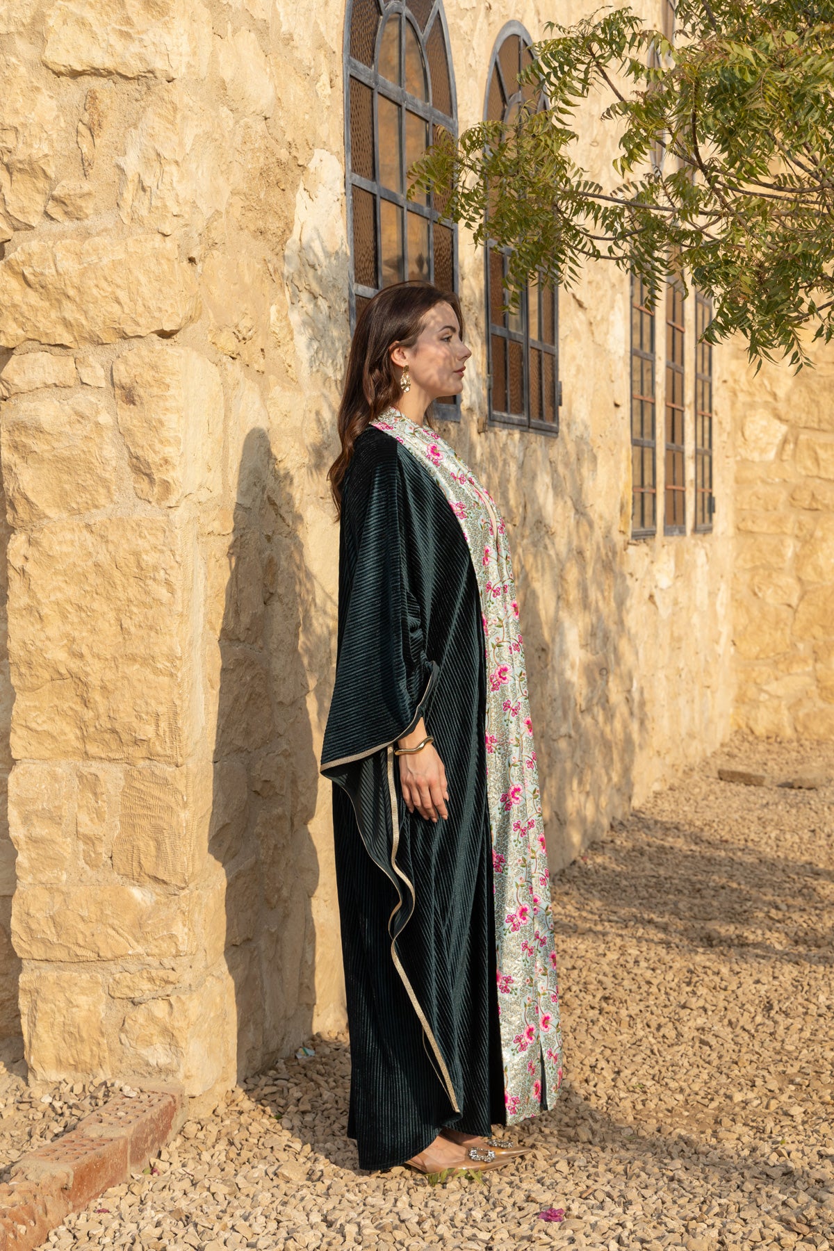 Layali Kaftan - Dark Teel