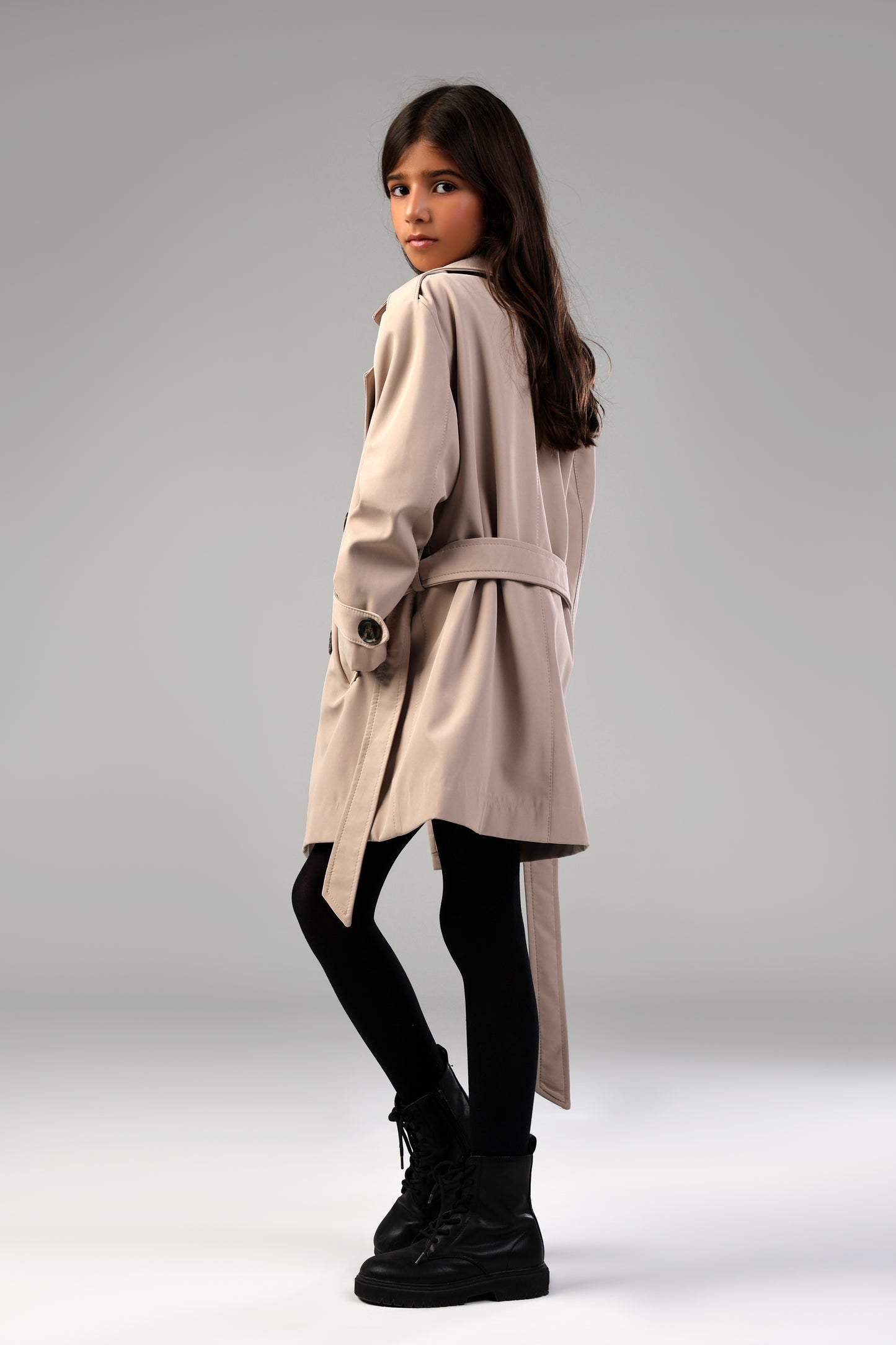 Secret Agent Trench - Beige - Girl