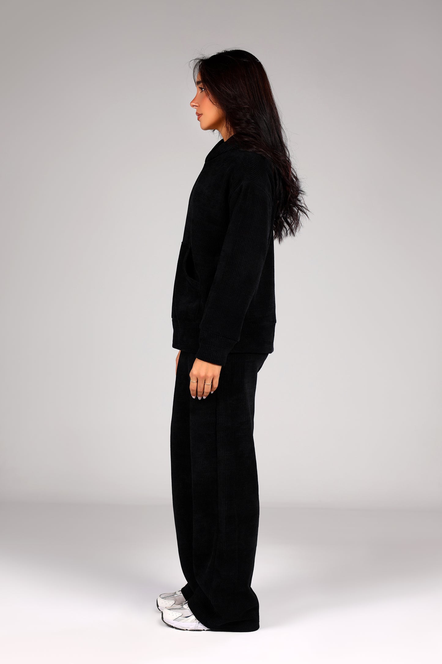 Luxe Knit Co-ord Set - Black