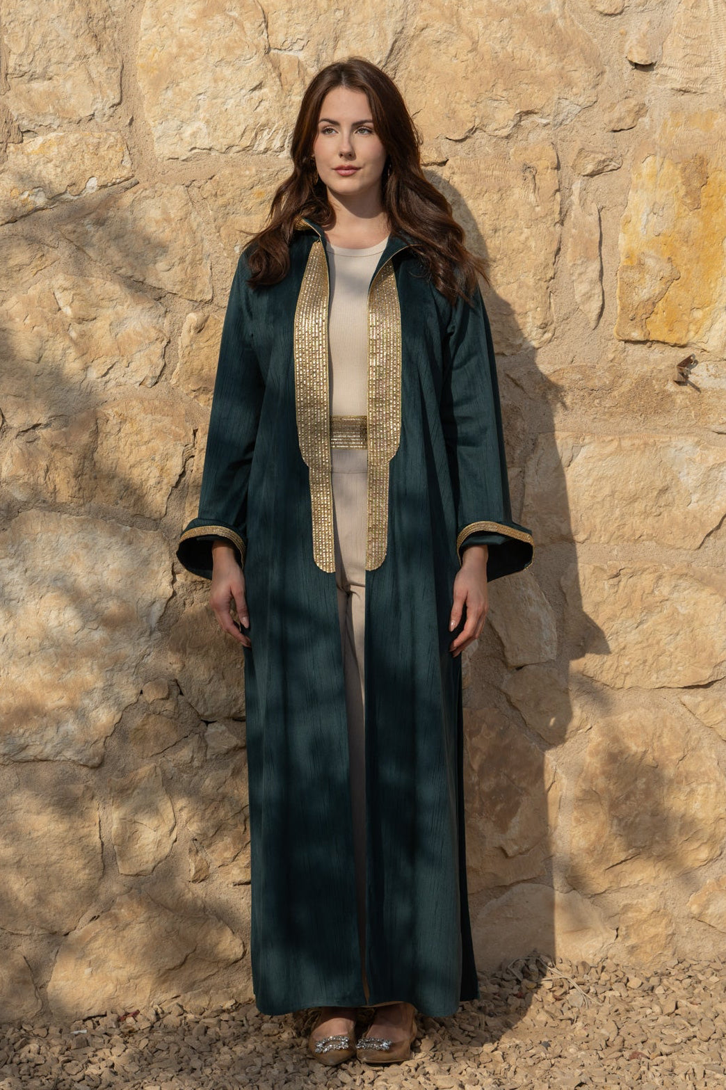 Safiya Kaftan - Dark Teel