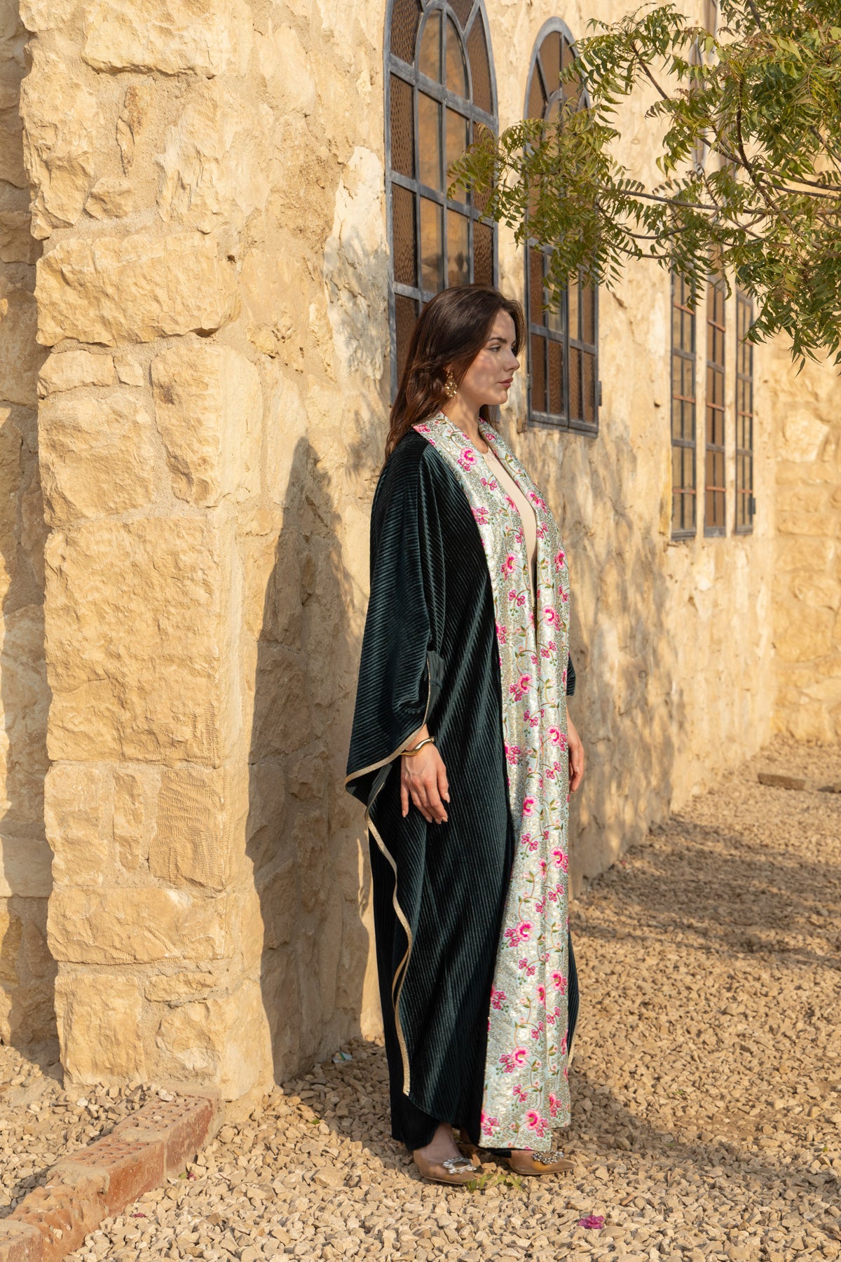 Layali Kaftan - Dark Teel