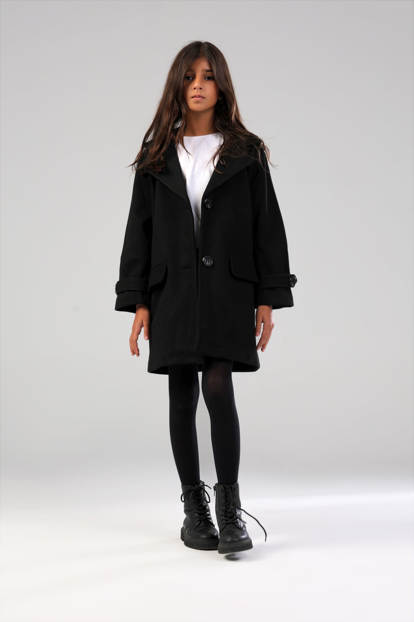 The Little Editor Coat - Black (Girl)