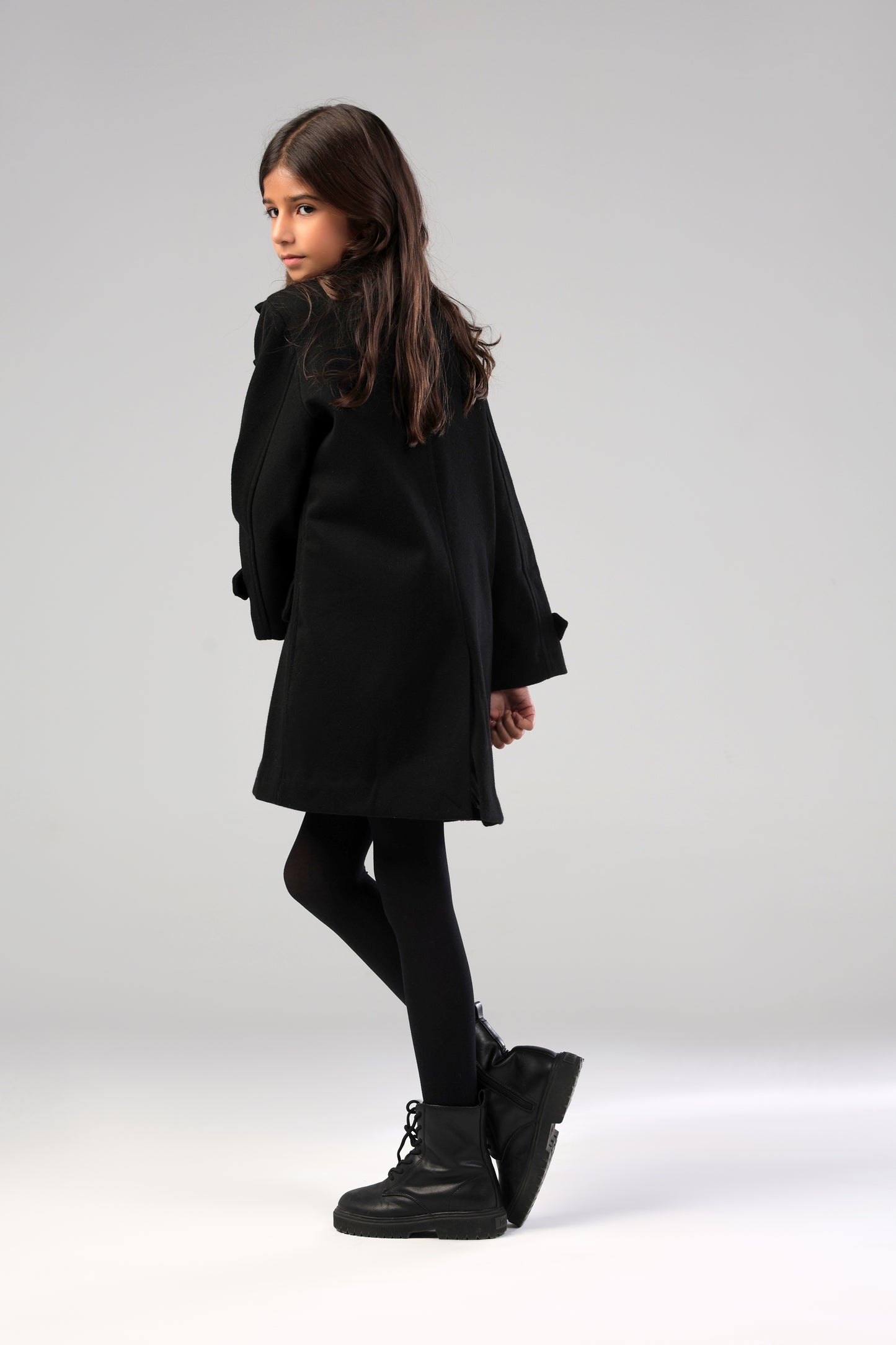 The Little Editor Coat - Black (Girl)