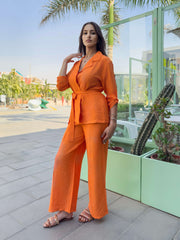 Linen Orange Set
