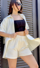 Sunkissed Linen Set - Off-White