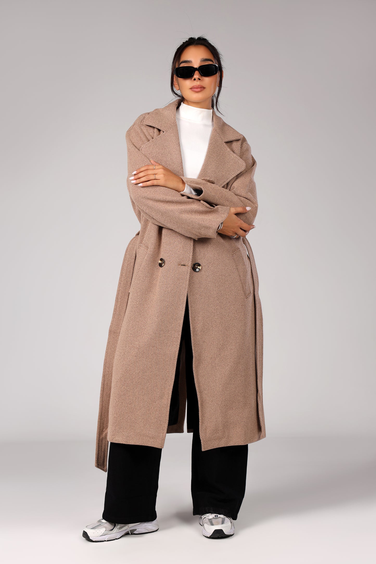The Woolen Coat - Mocha Beige