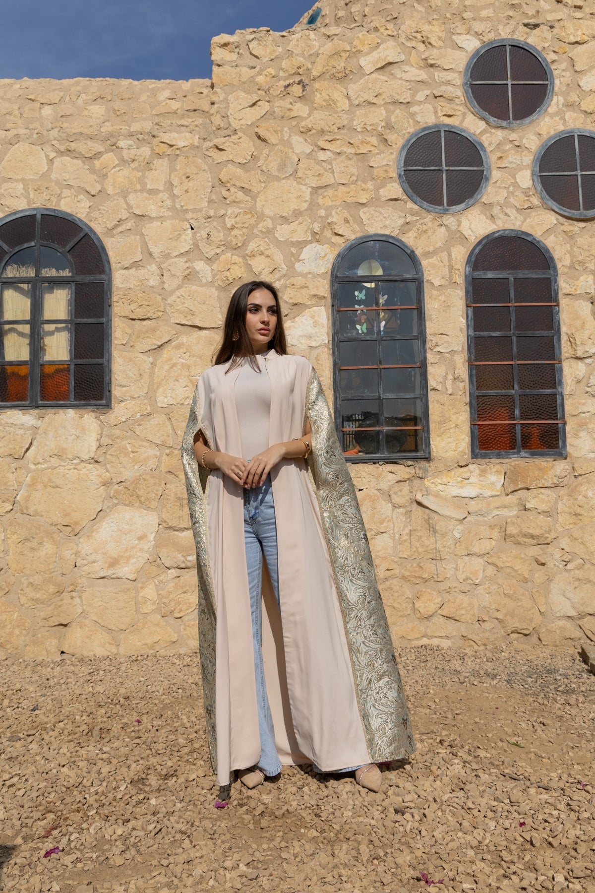 Durrah Cape Kaftan