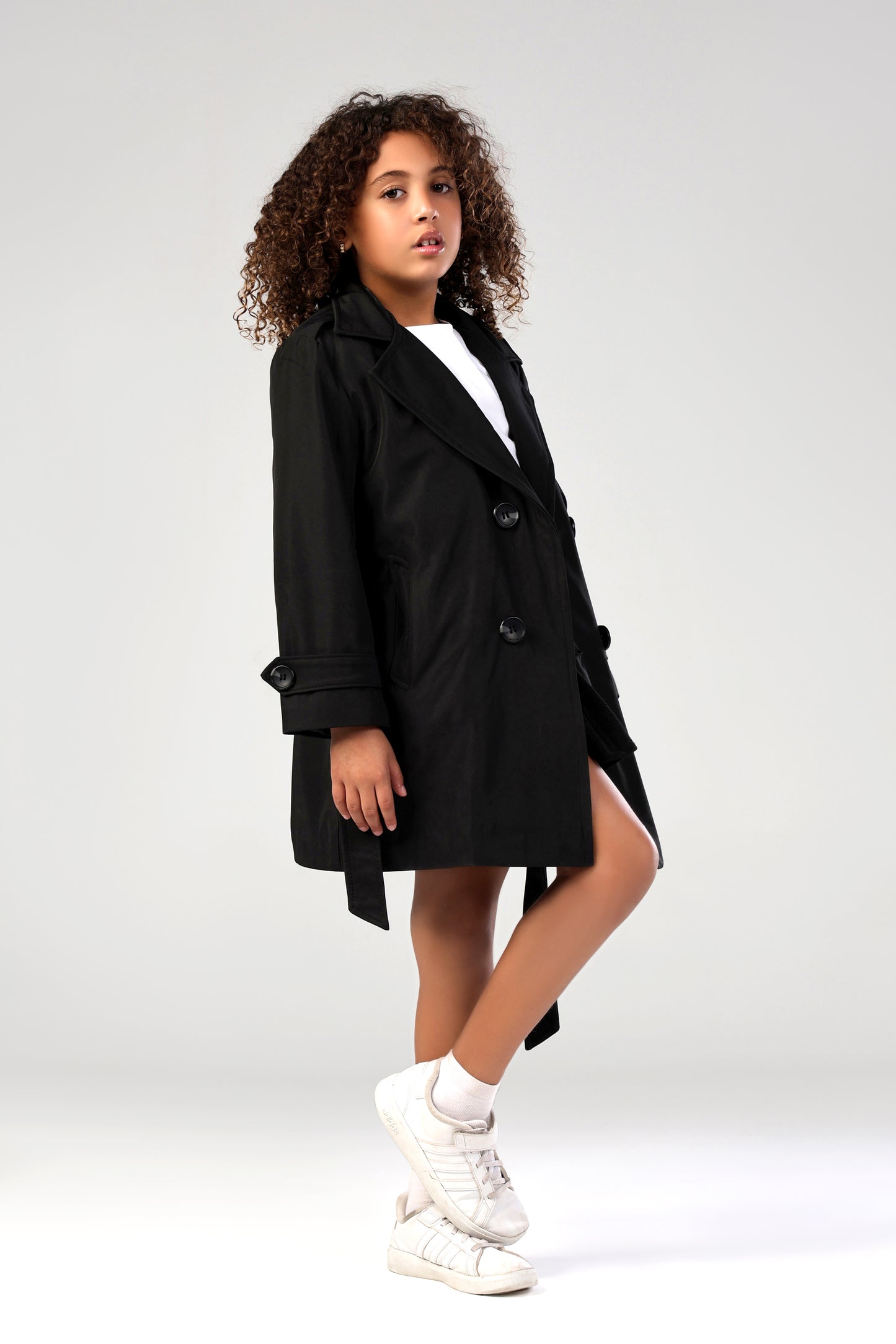 Secret Agent Trench - Black - Girl