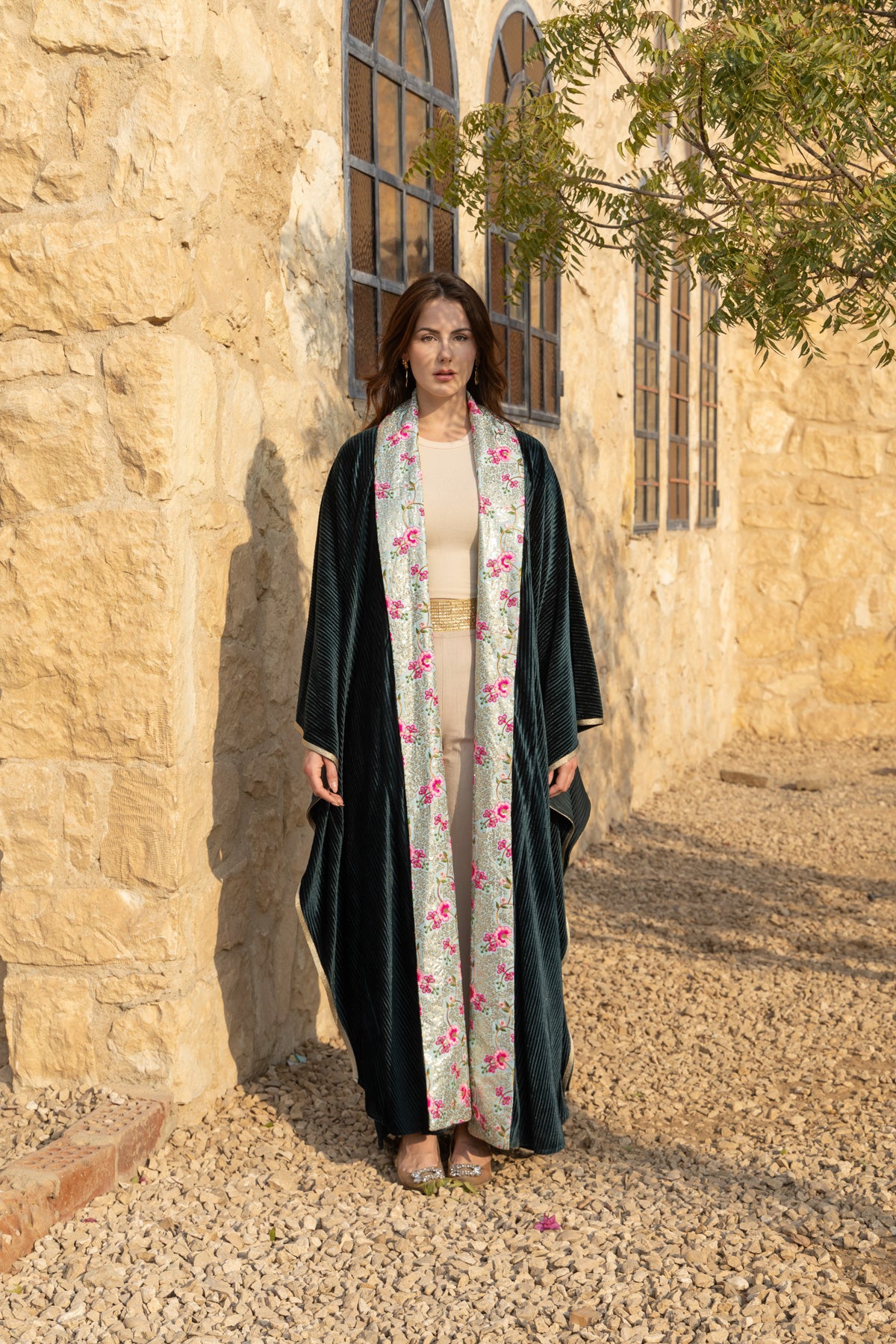 Layali Kaftan - Dark Teel