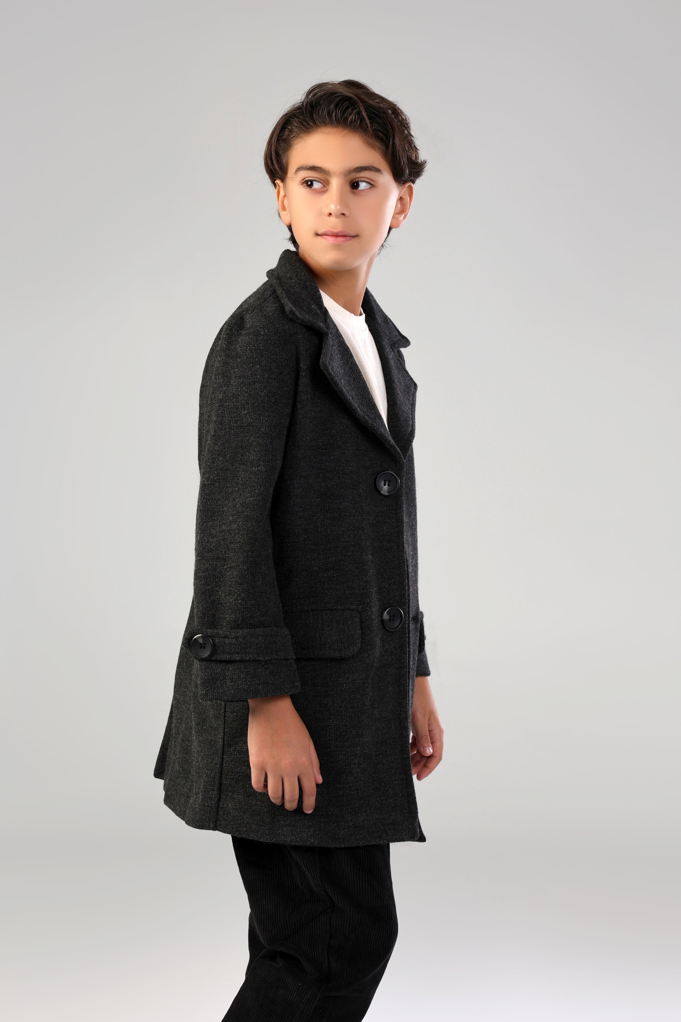 The Little Editor Coat - Grey (Boy)