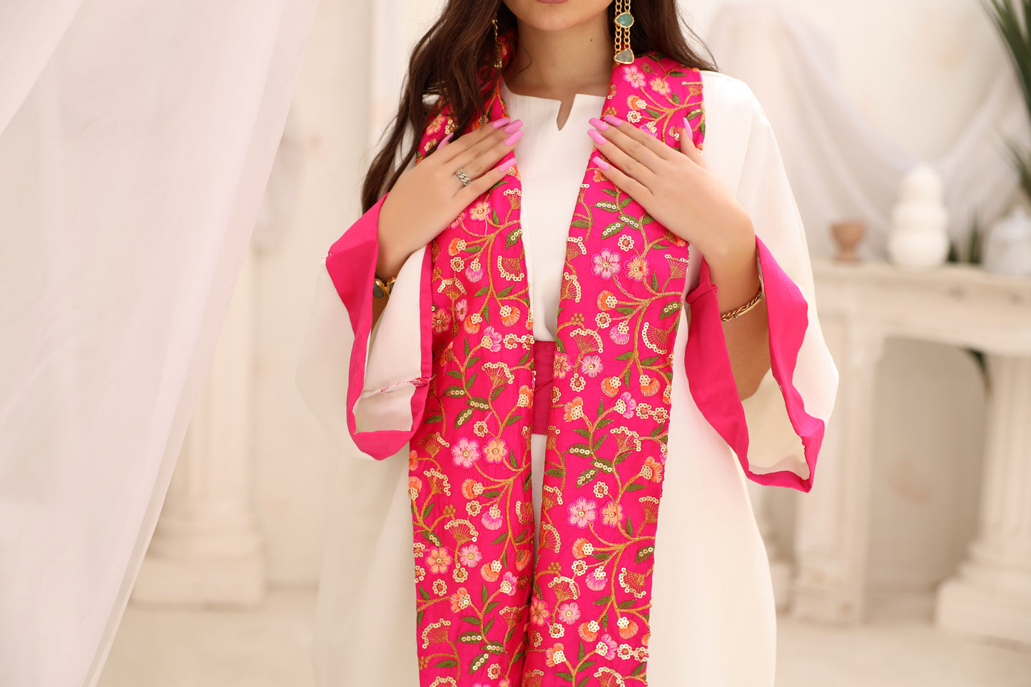 Layali Pink Kaftan