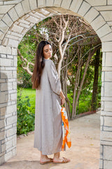 Tropic Beige Linen Dress