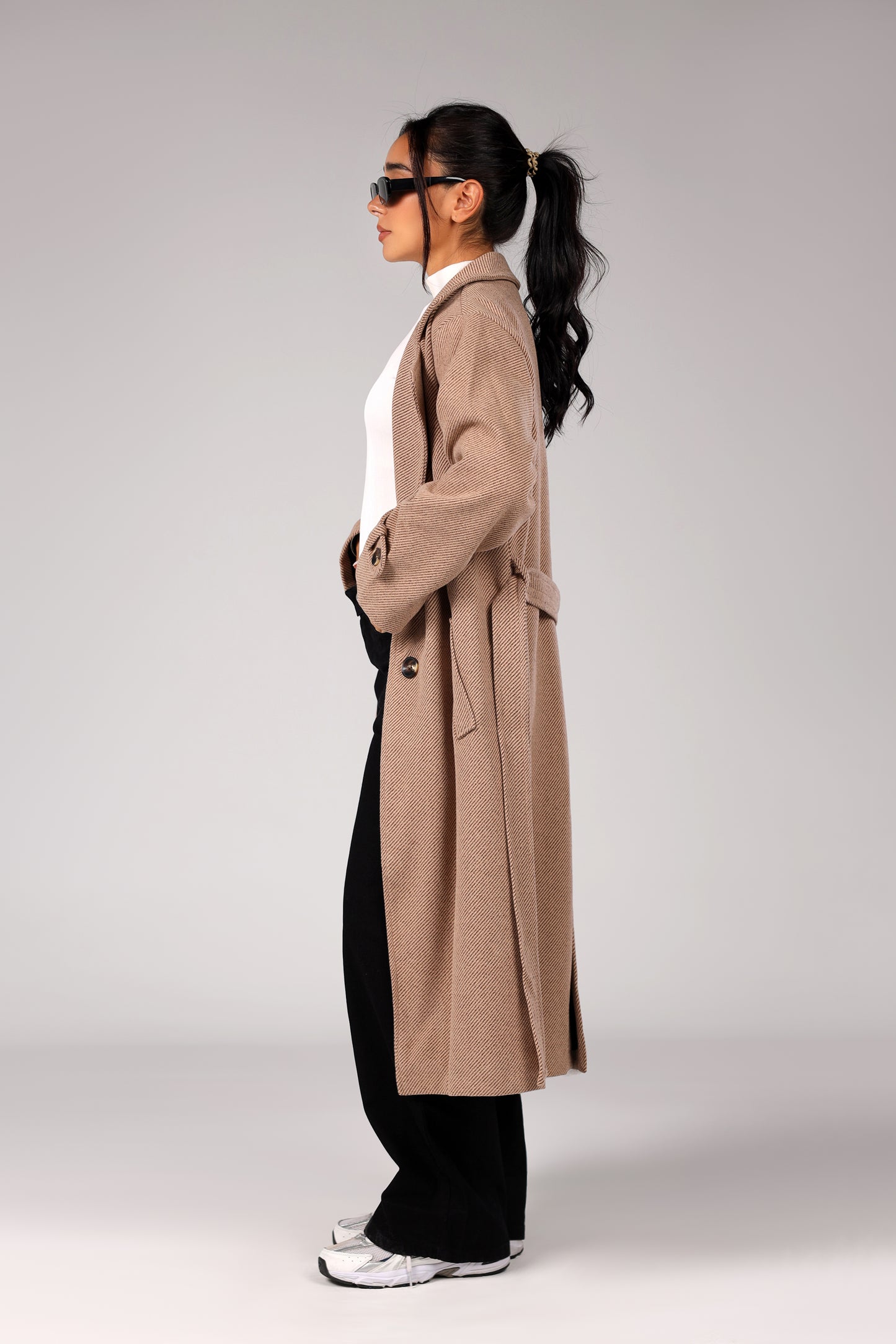 The Woolen Coat - Mocha Beige