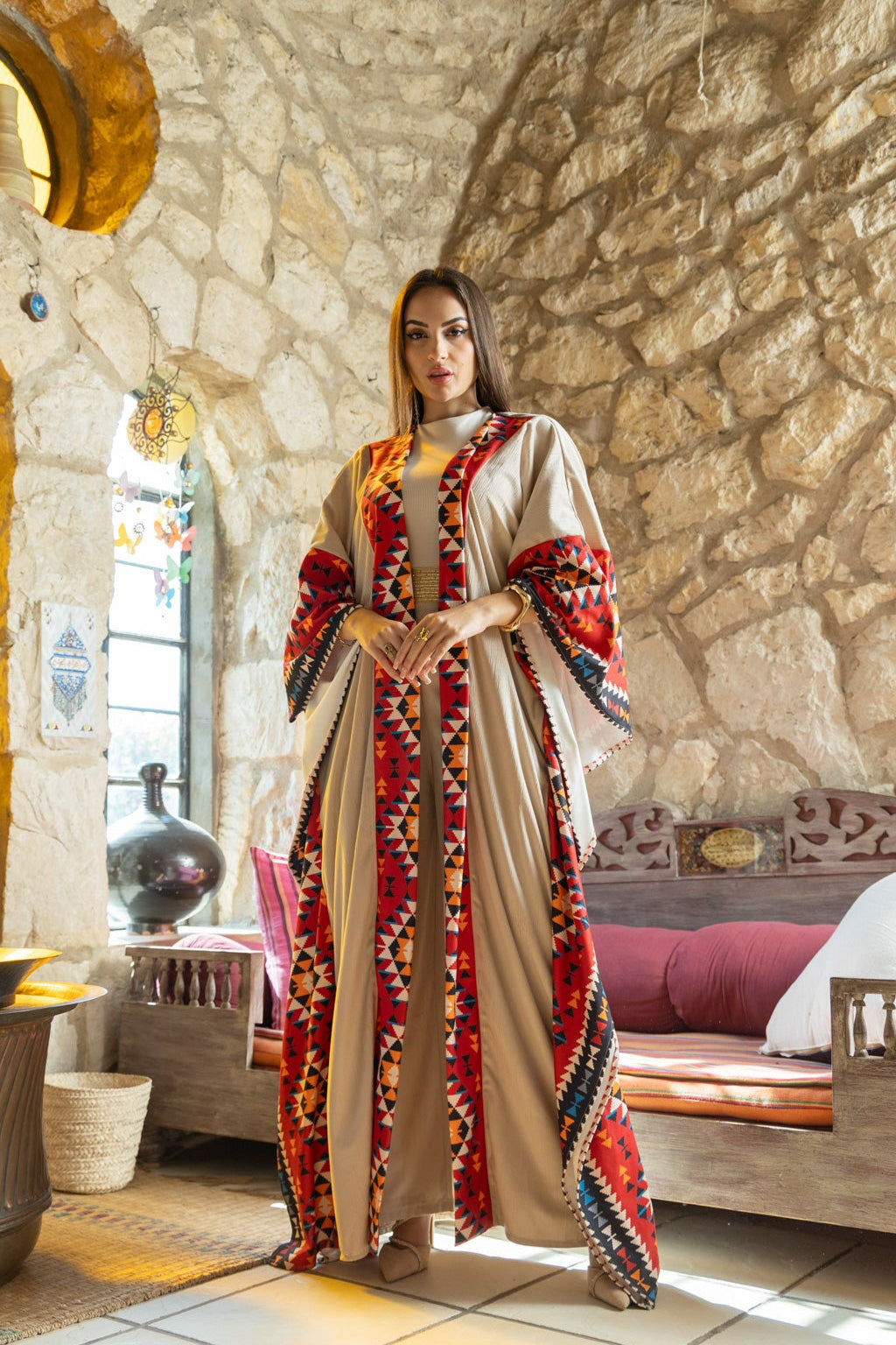 Badiya Kaftan - Red