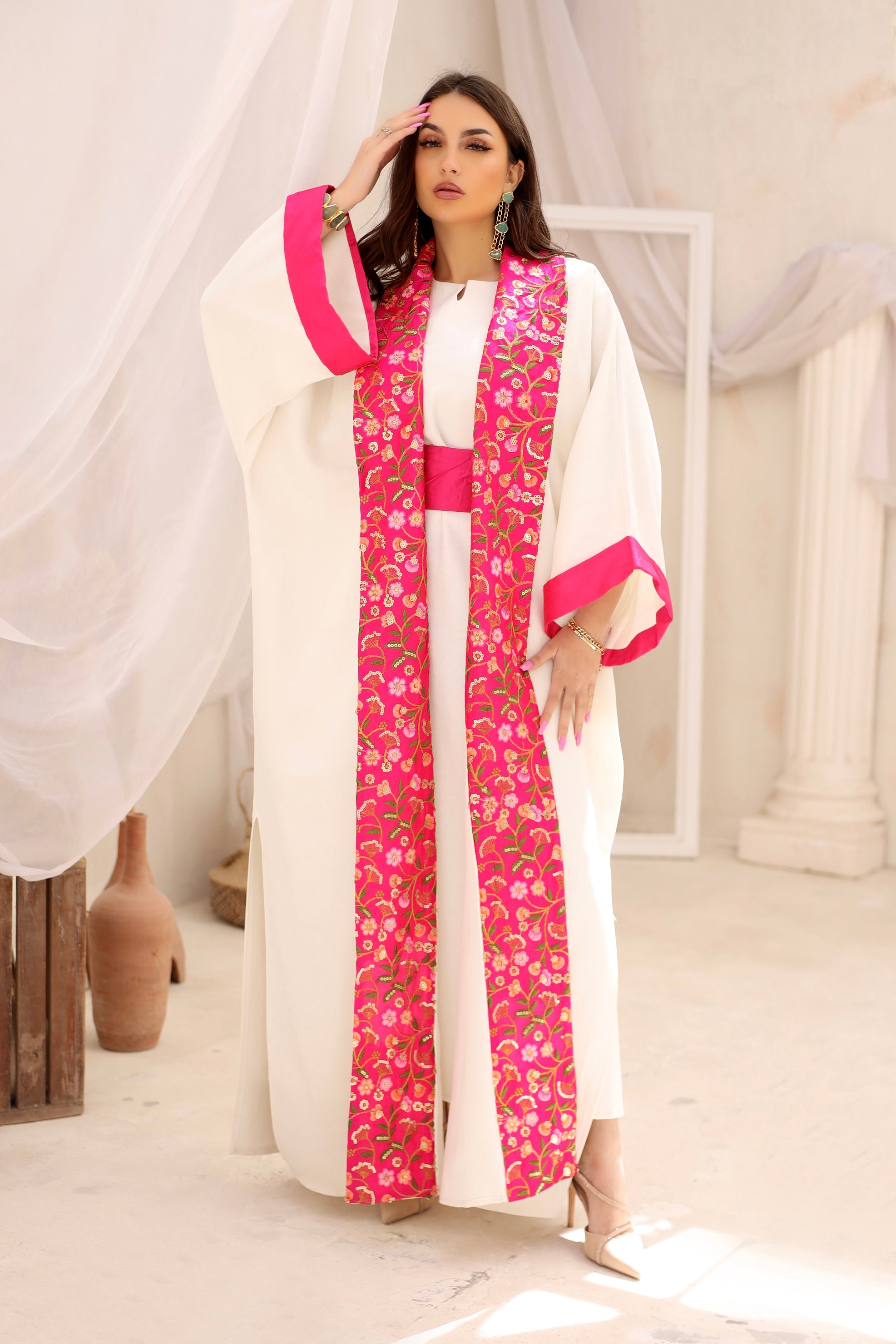 Layali Pink Kaftan