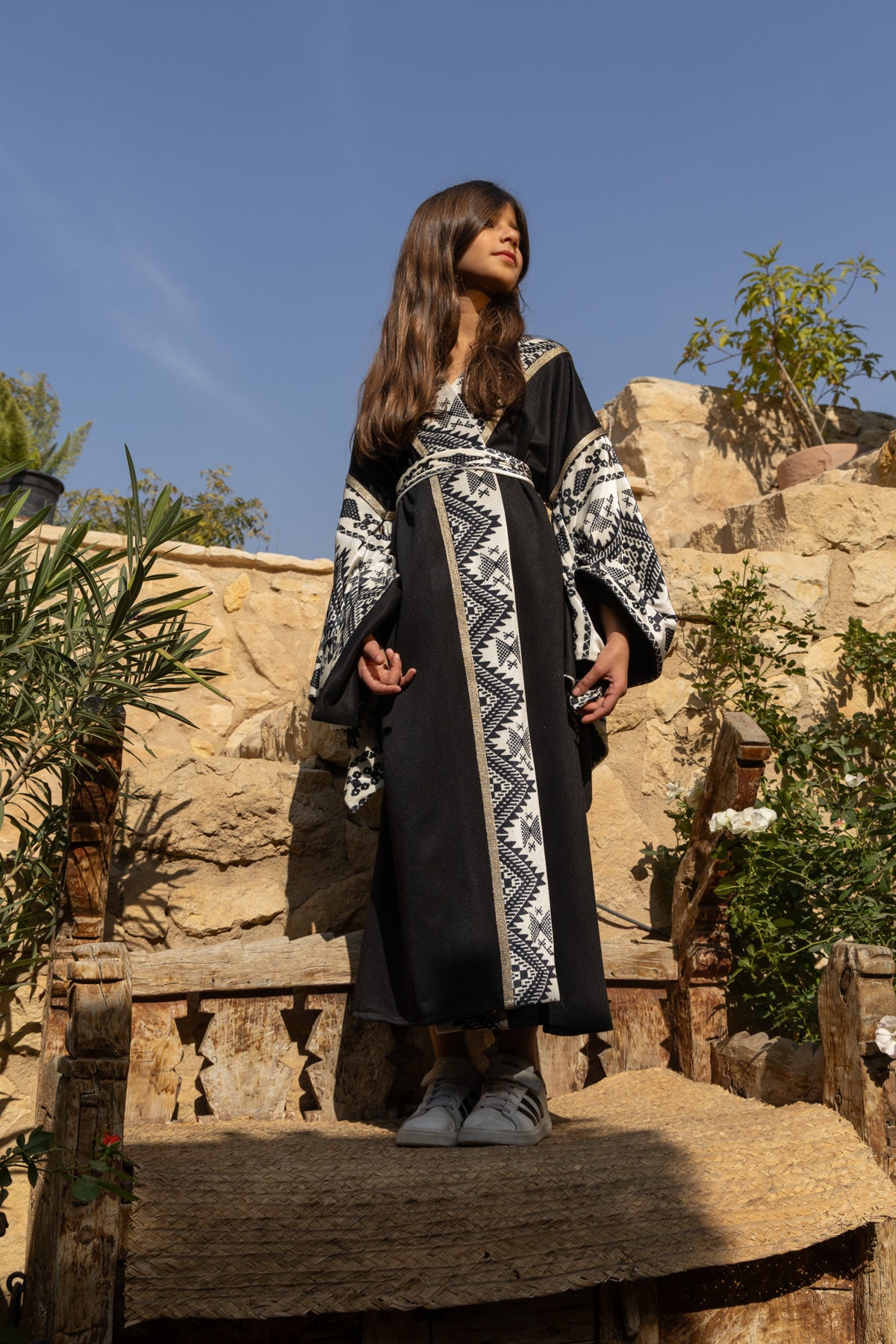 Badiya Kaftan - Black (Girls)