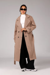 The Woolen Coat - Mocha Beige