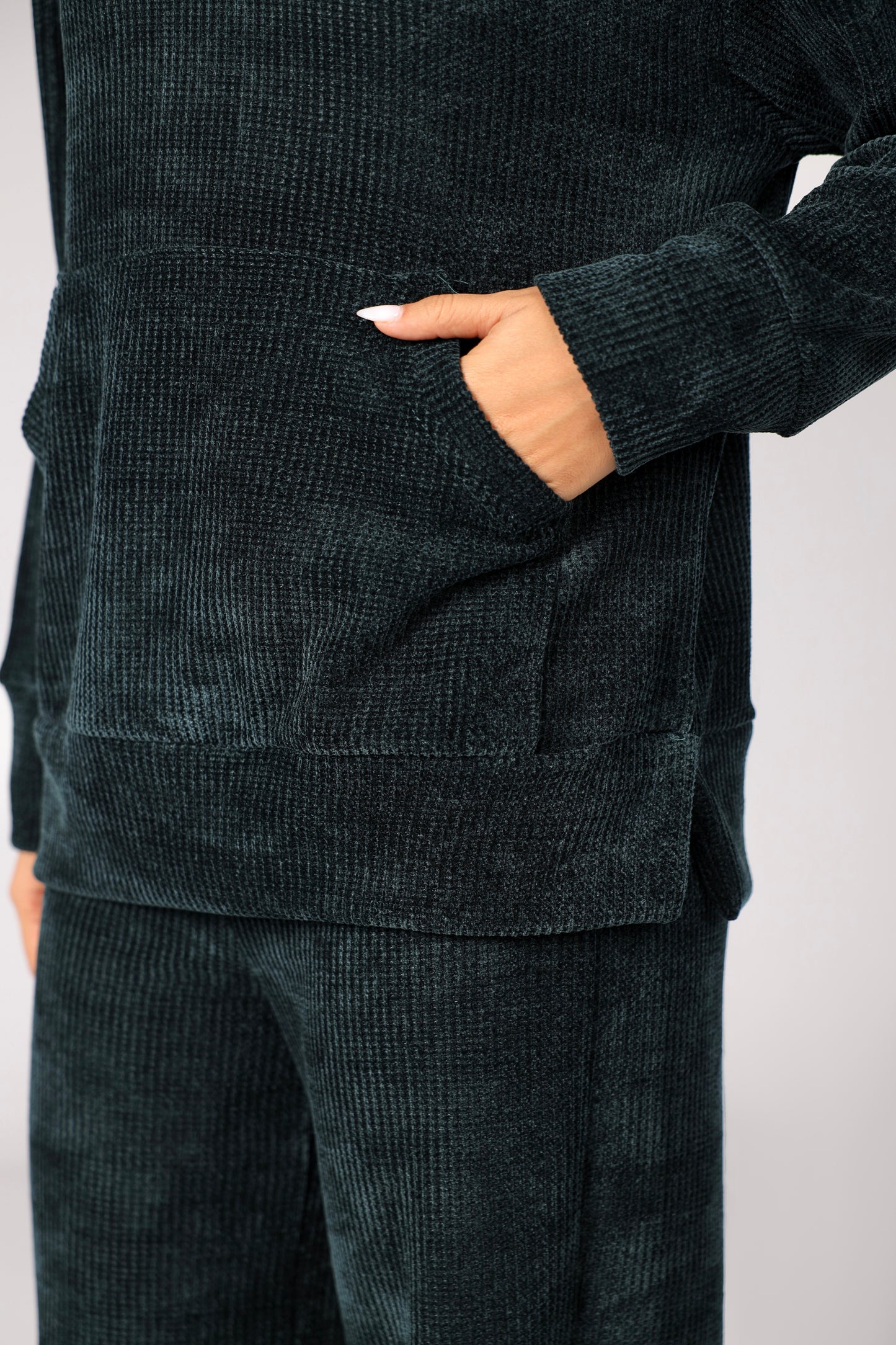 Luxe Knit Co-ord Set - Dark Teel