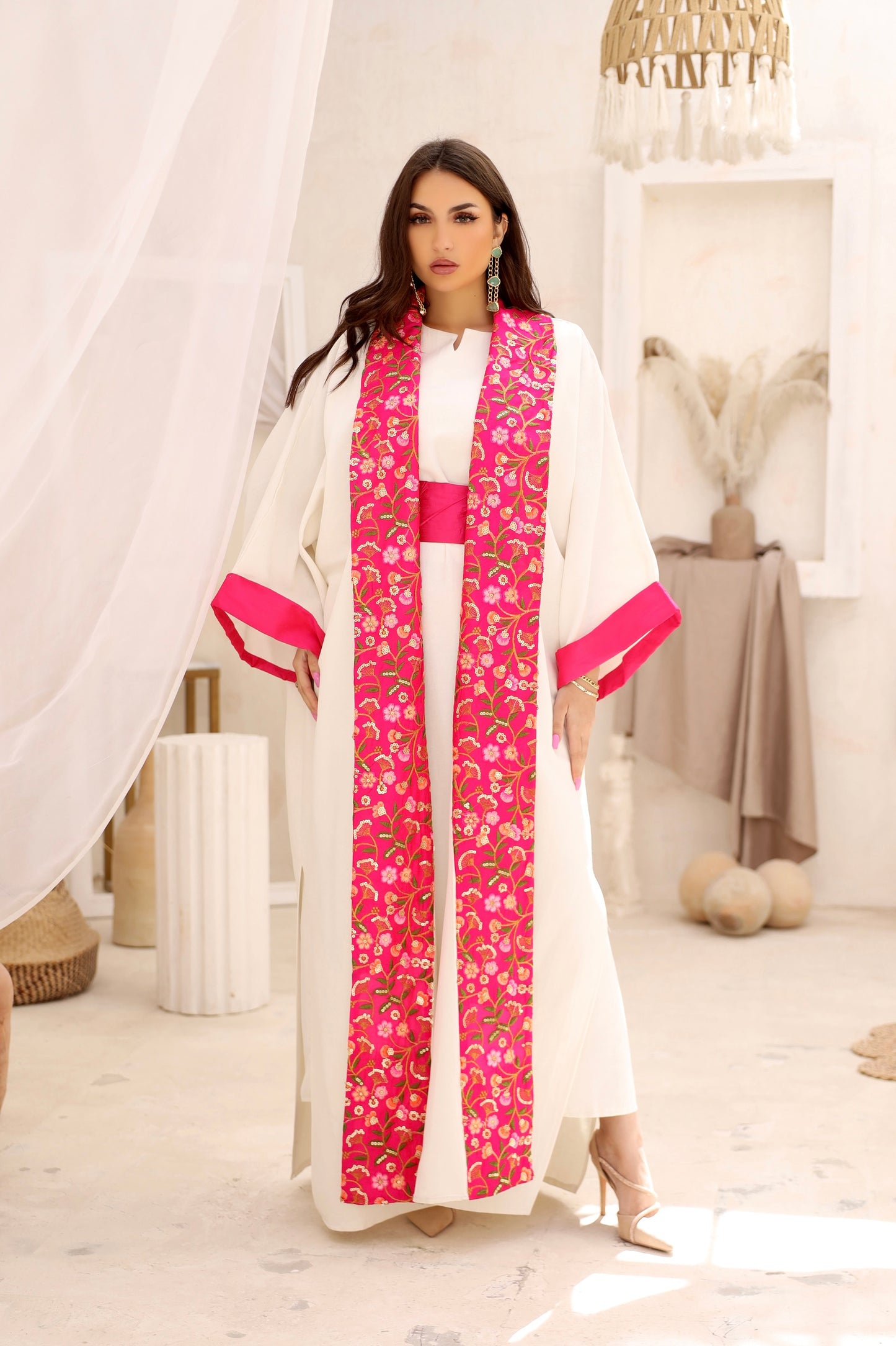 Layali Pink Kaftan