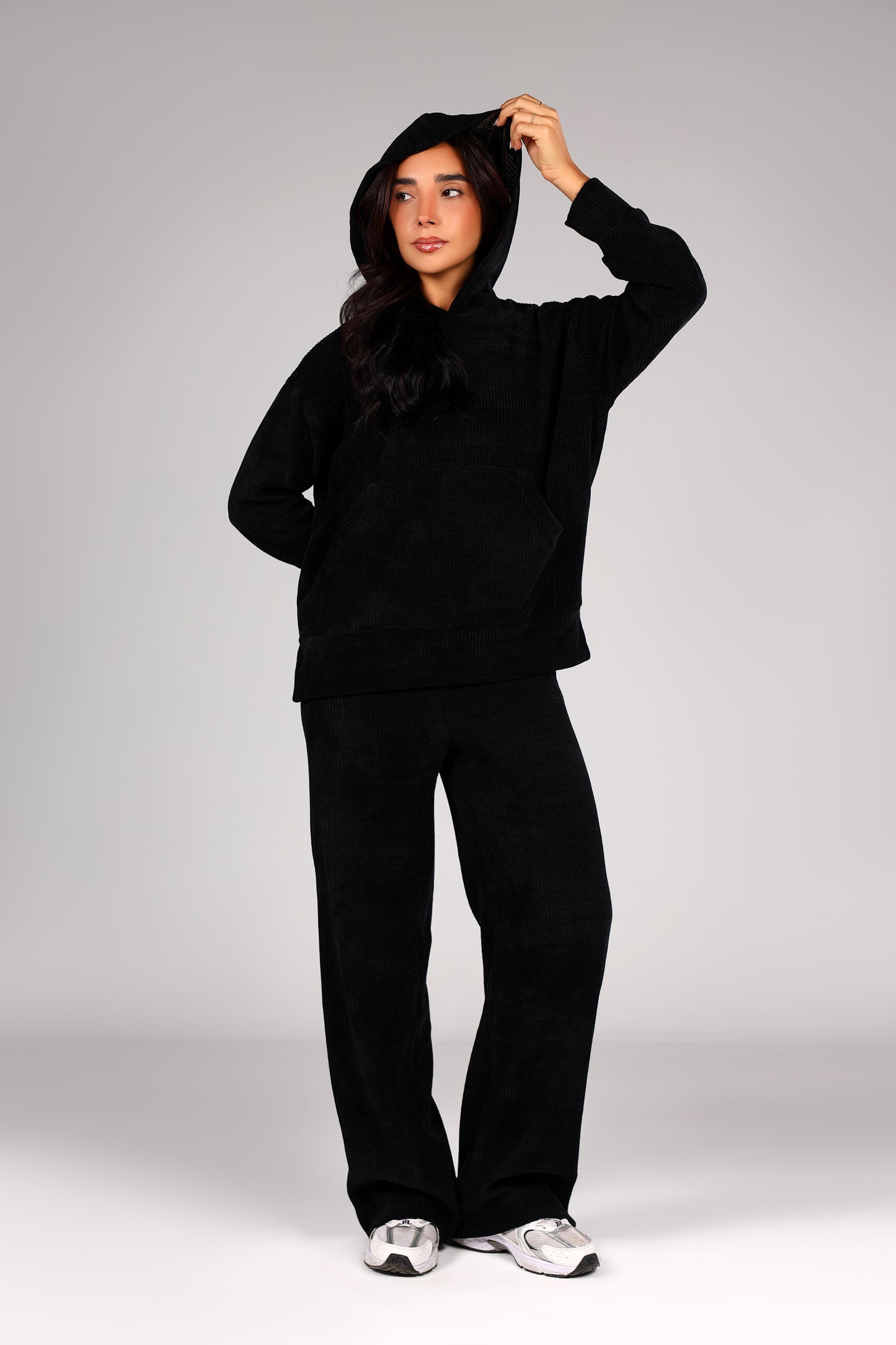 Luxe Knit Co-ord Set - Black