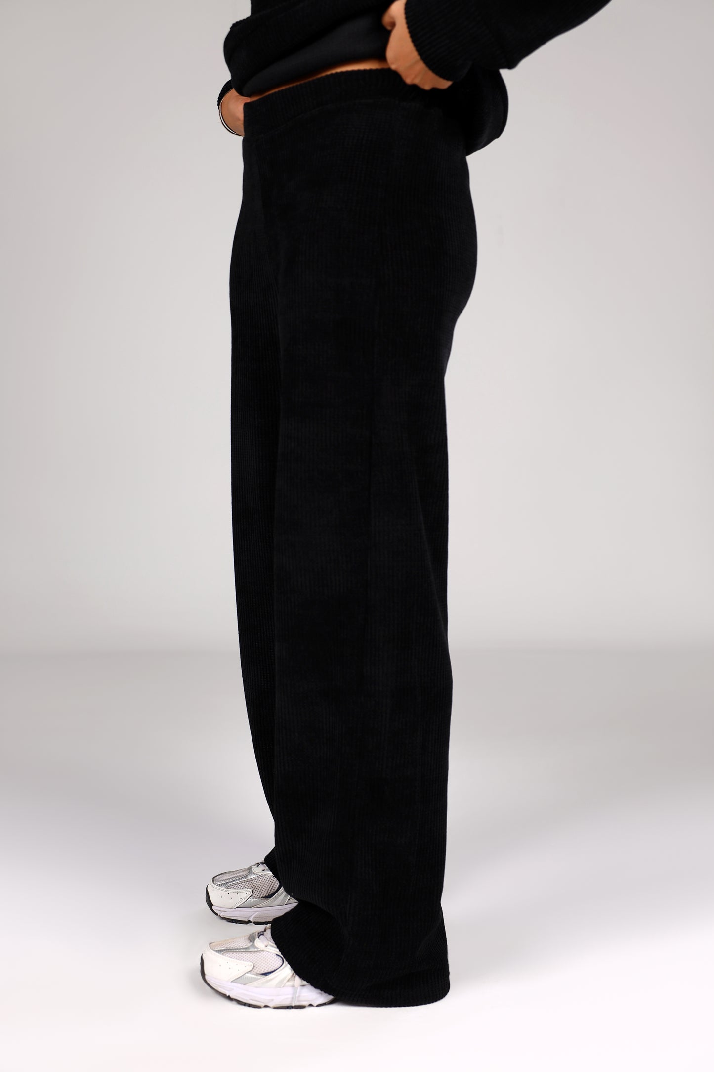 Luxe Knit Co-ord Set - Black