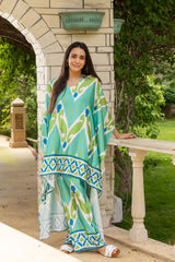 Lagoon Ikat Satin Set