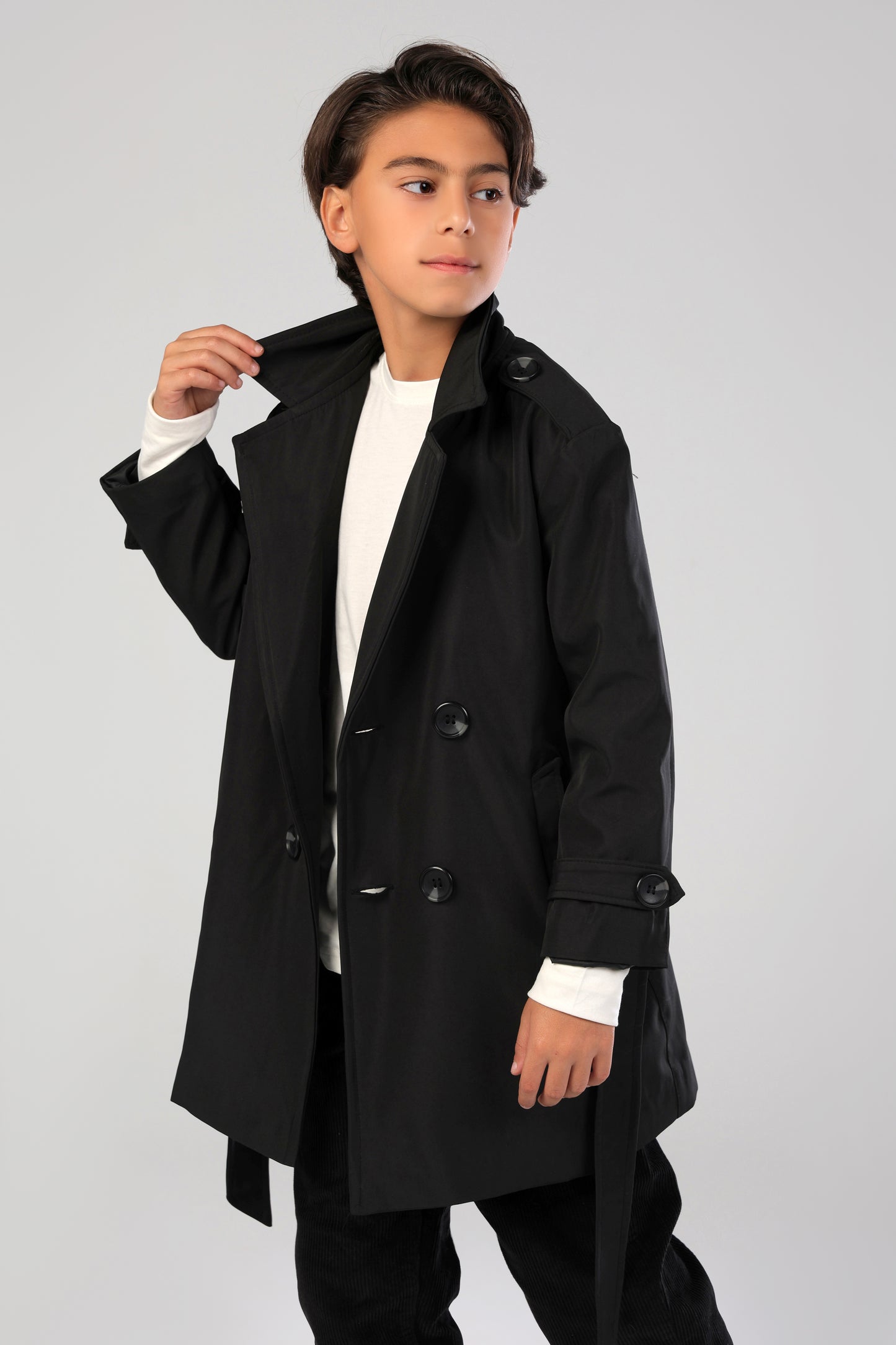 Secret Agent Trench - Black - Boy