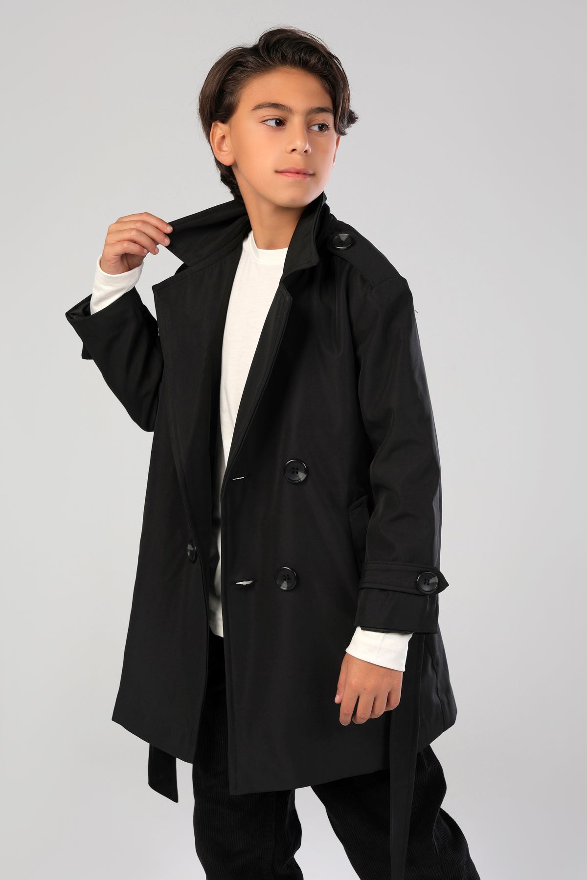 Secret Agent Trench - Black - Boy