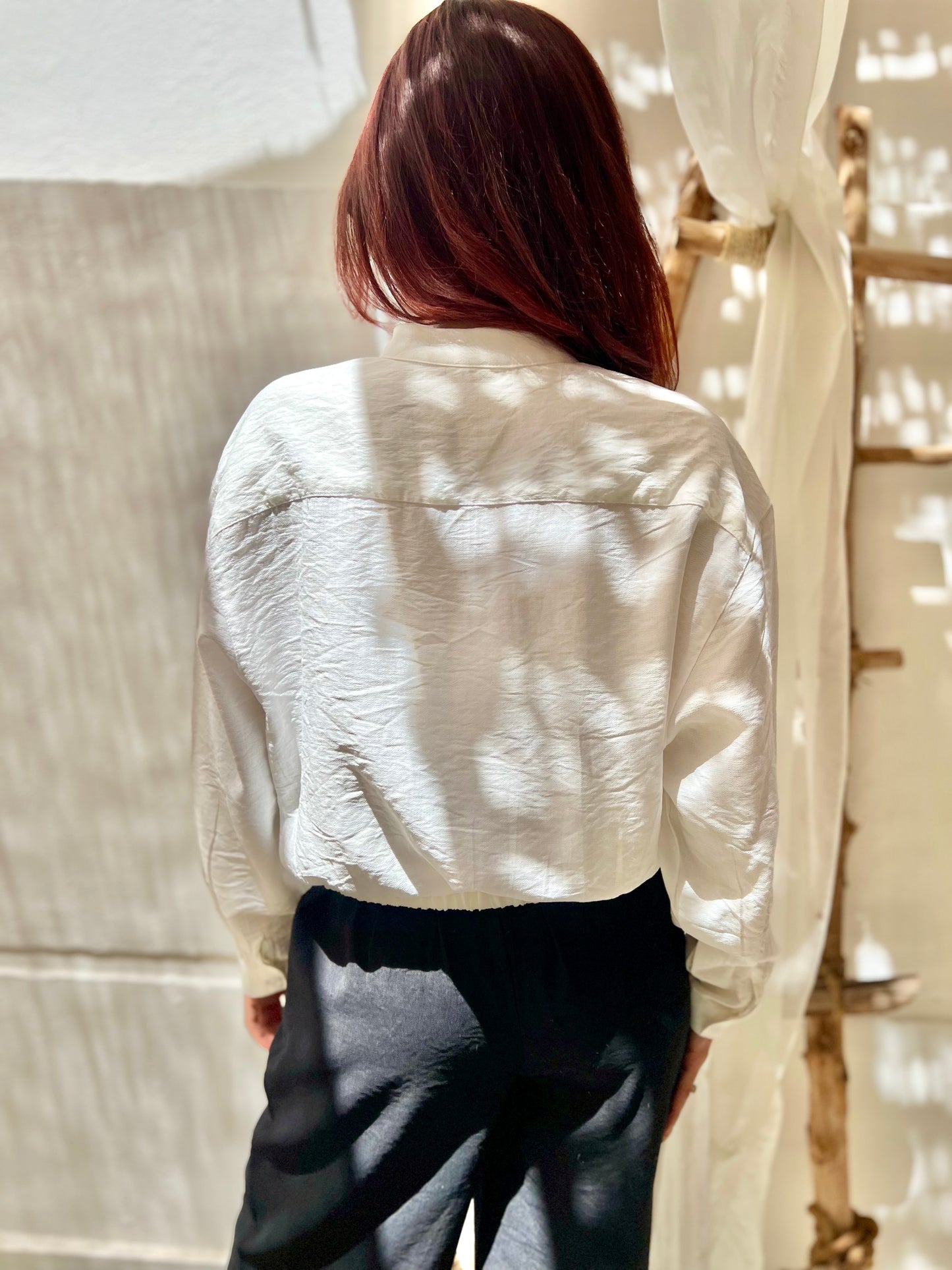 Petal White Blouse