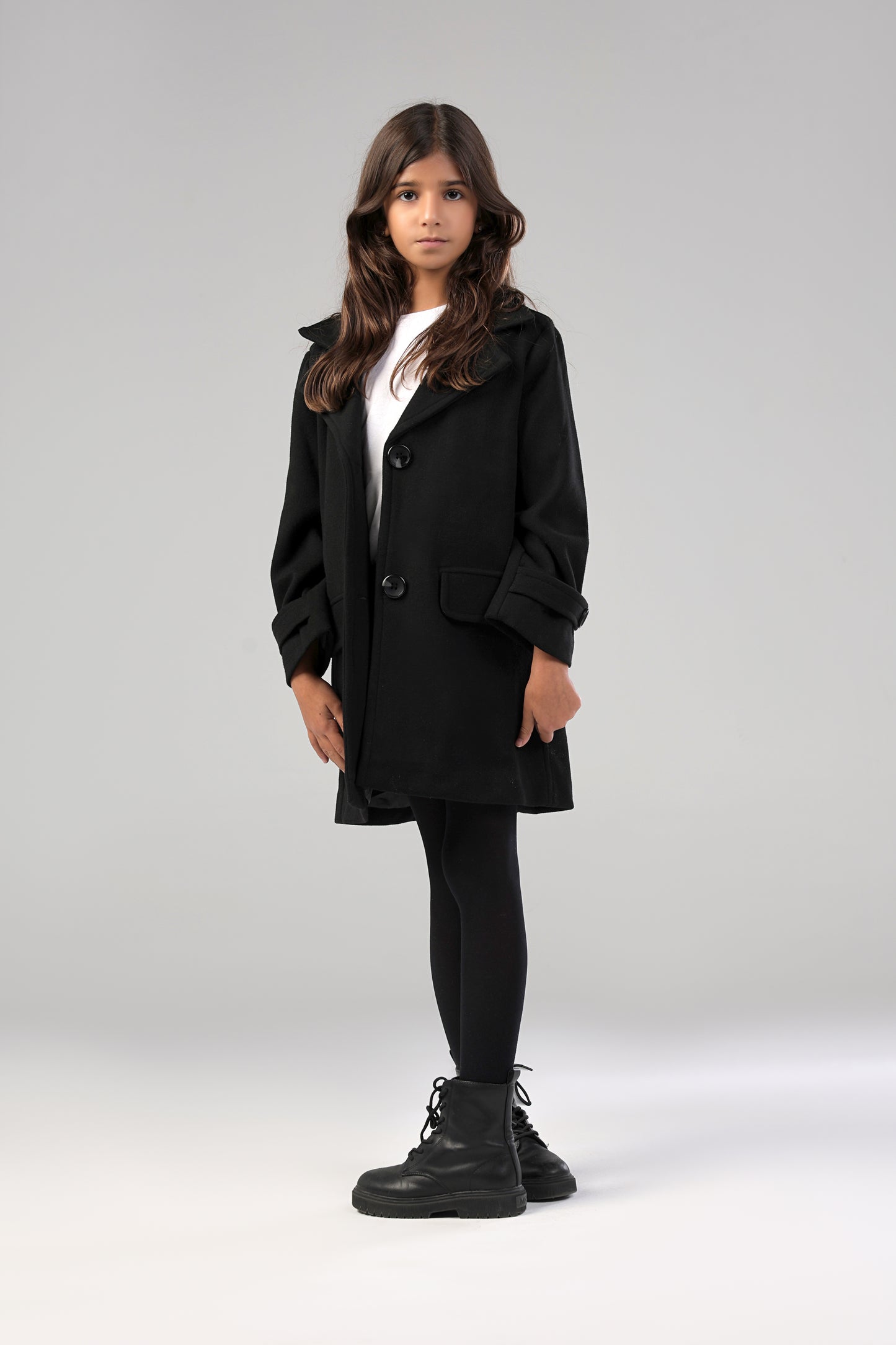 The Little Editor Coat - Black (Girl)