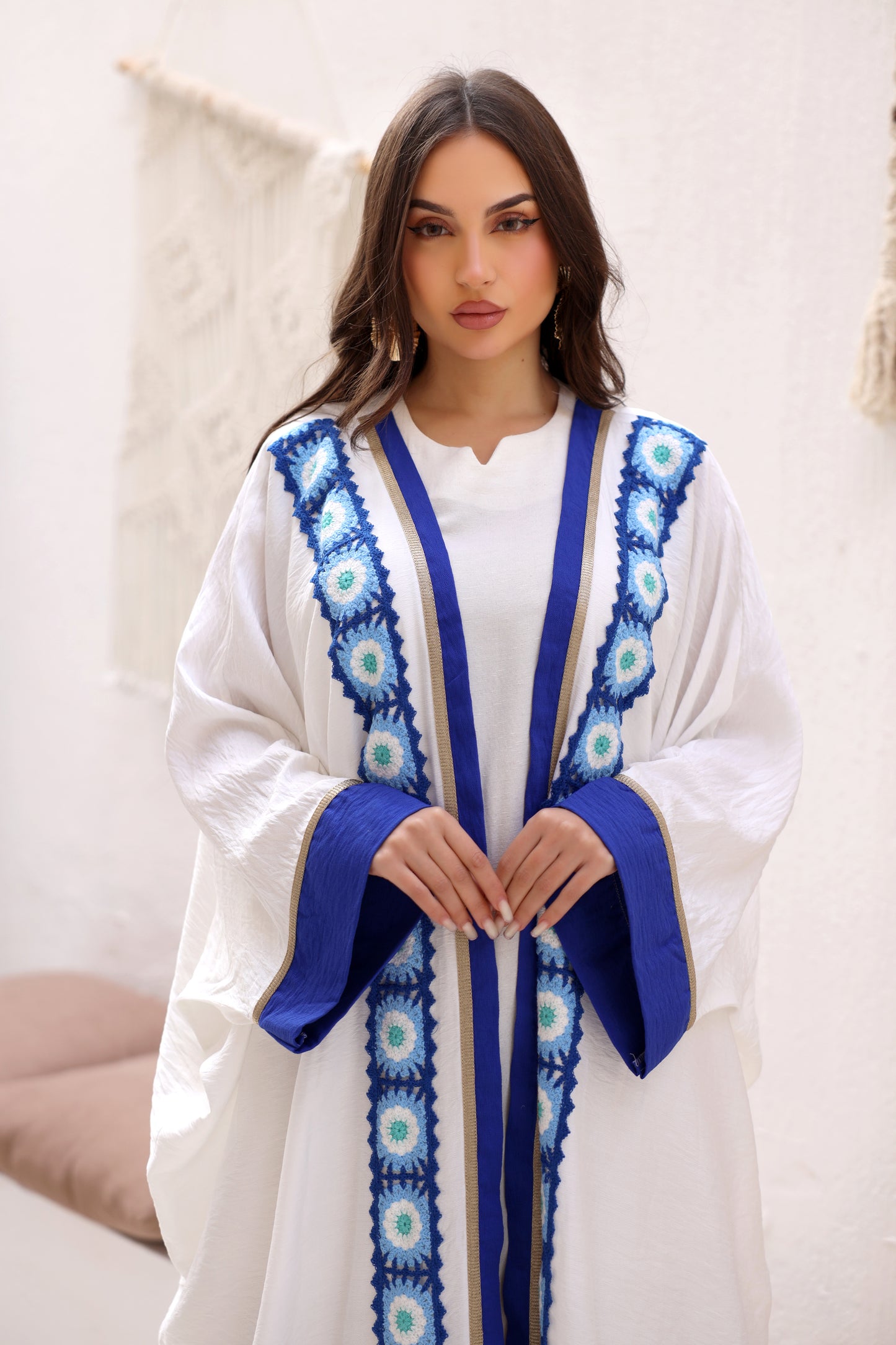 Najma White Kaftan (Adults)