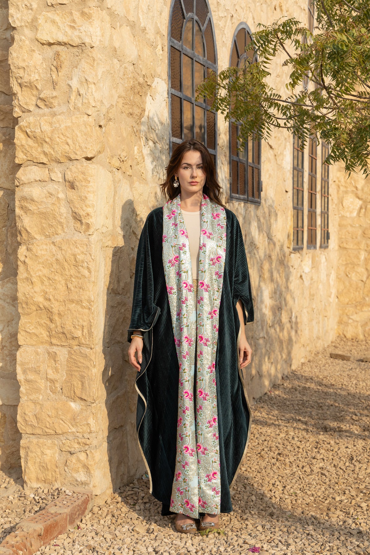 Layali Kaftan - Dark Teel