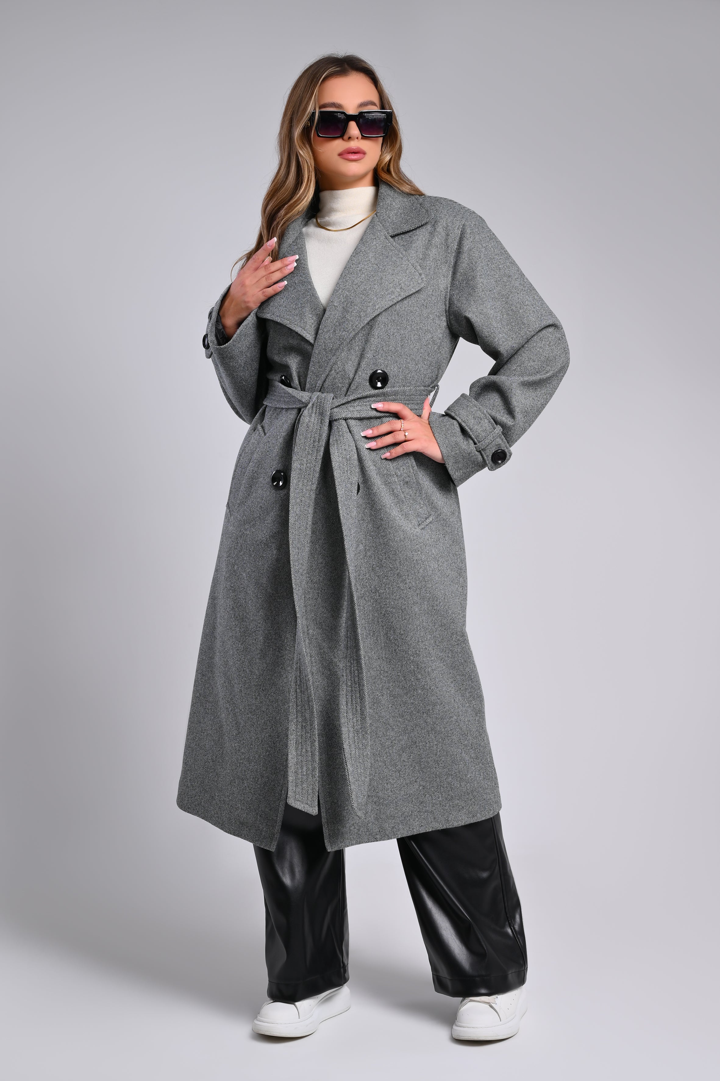 【いずいずさま専用】Wool Blanket Coat 2 Grey いずいずさま専用】Wool Blanket Coat 2 Grey Helsa Wool Blend