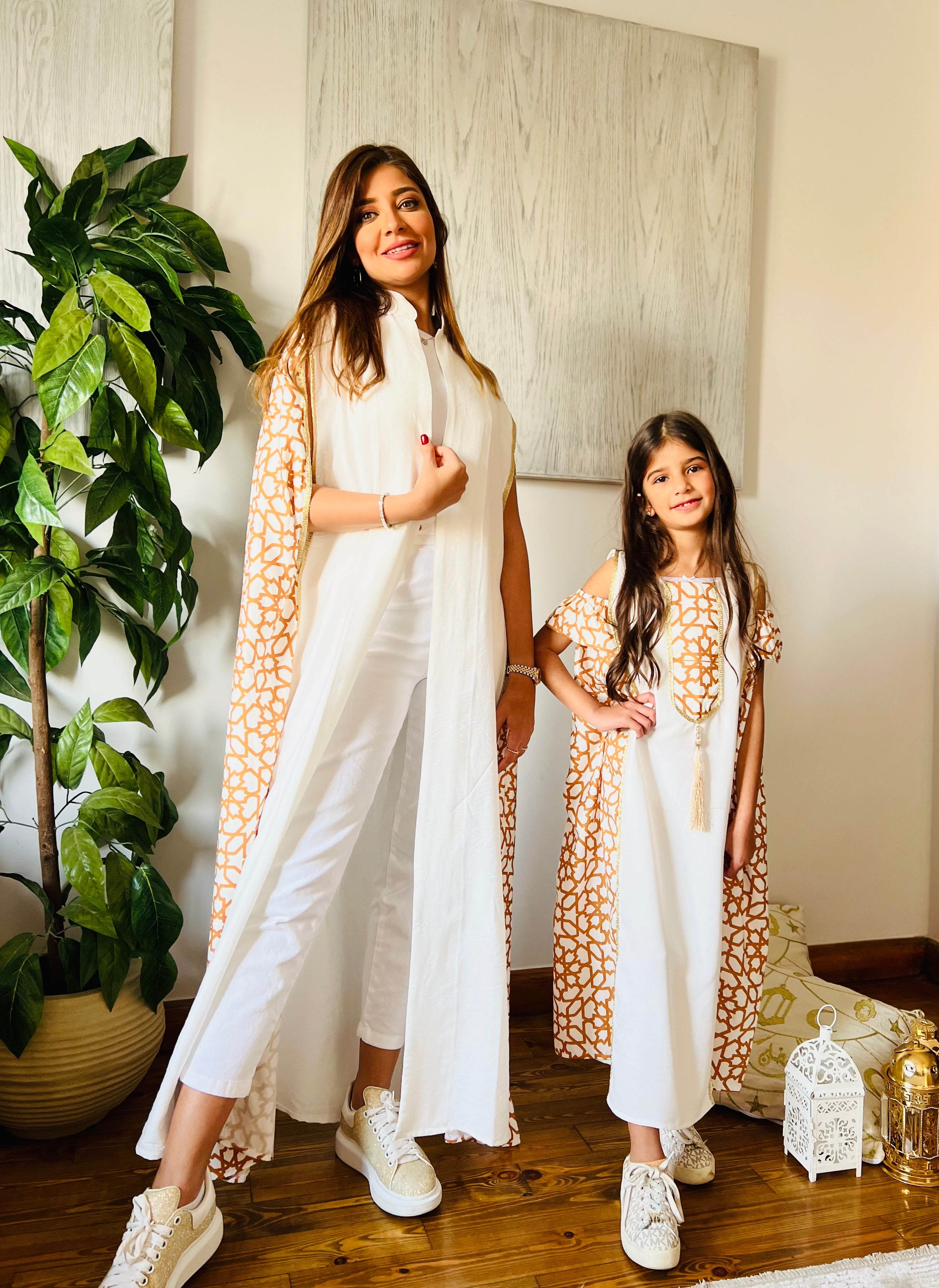 Bushra White Kaftan