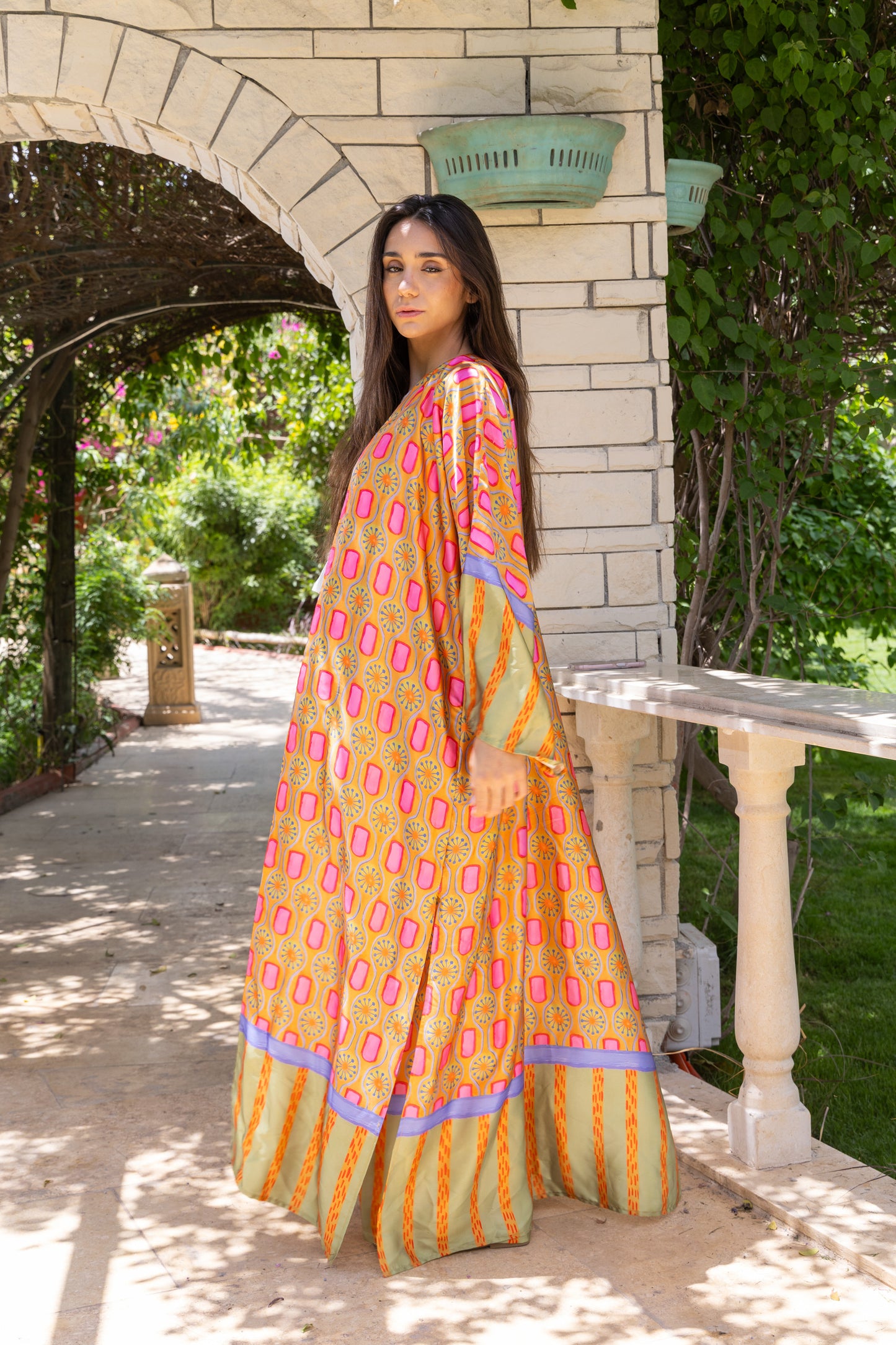 Sunfire Mosaic Satin Set